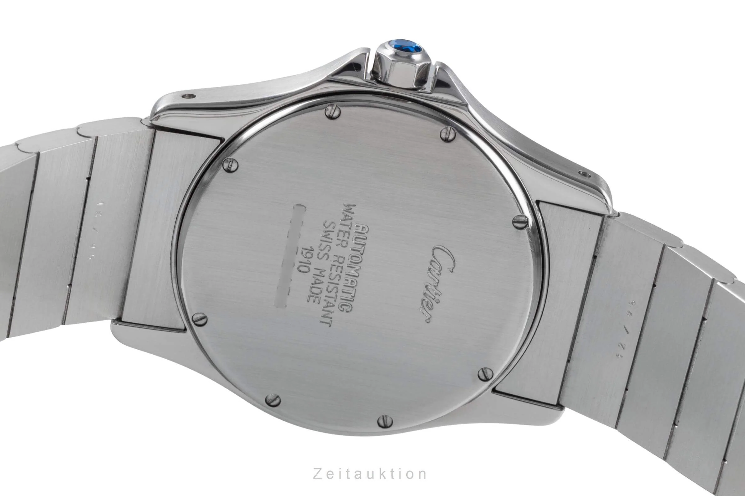Cartier Santos Ronde steel / gold automatic men's watch W20036R3  [2406385] - Image 11