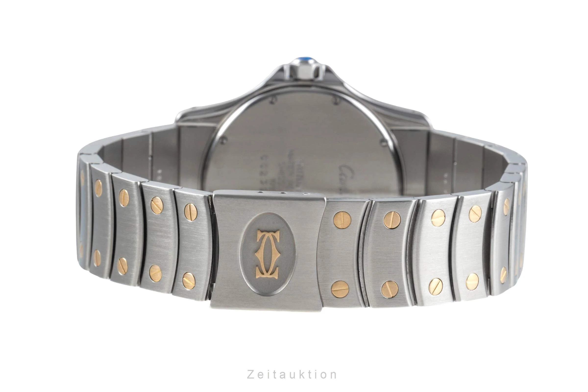 Cartier Santos Ronde steel / gold automatic men's watch W20036R3  [2406385] - Image 13