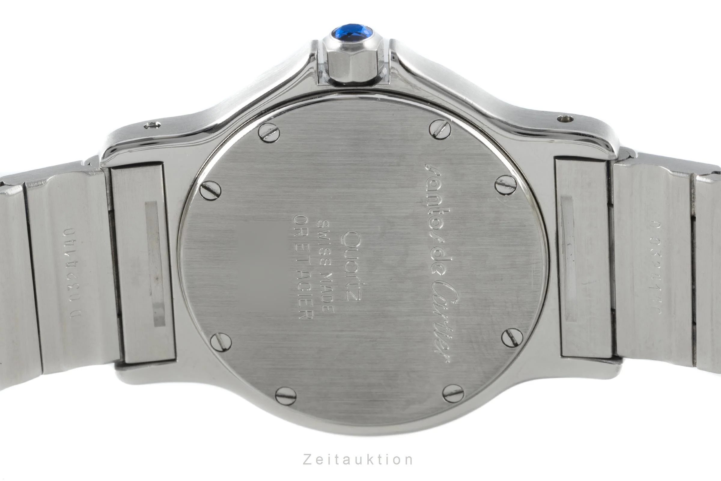 Cartier Santos Ronde steel / gold quartz women's watch 187902  [2204091] - Image 9