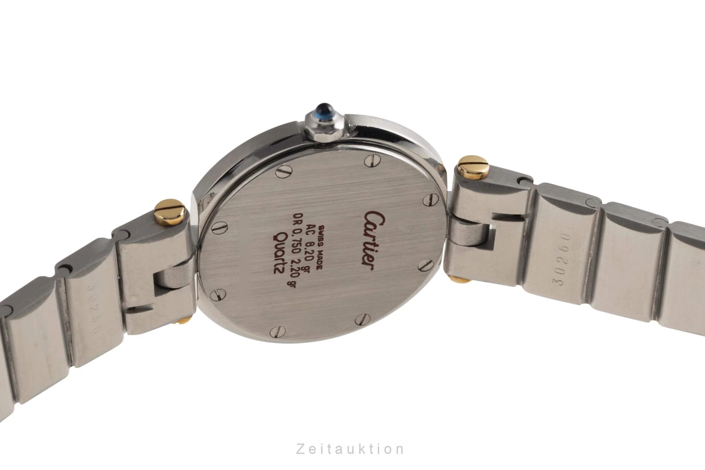 Cartier Santos Ronde steel / gold quartz women's watch 8191  [2501491] - Image 10