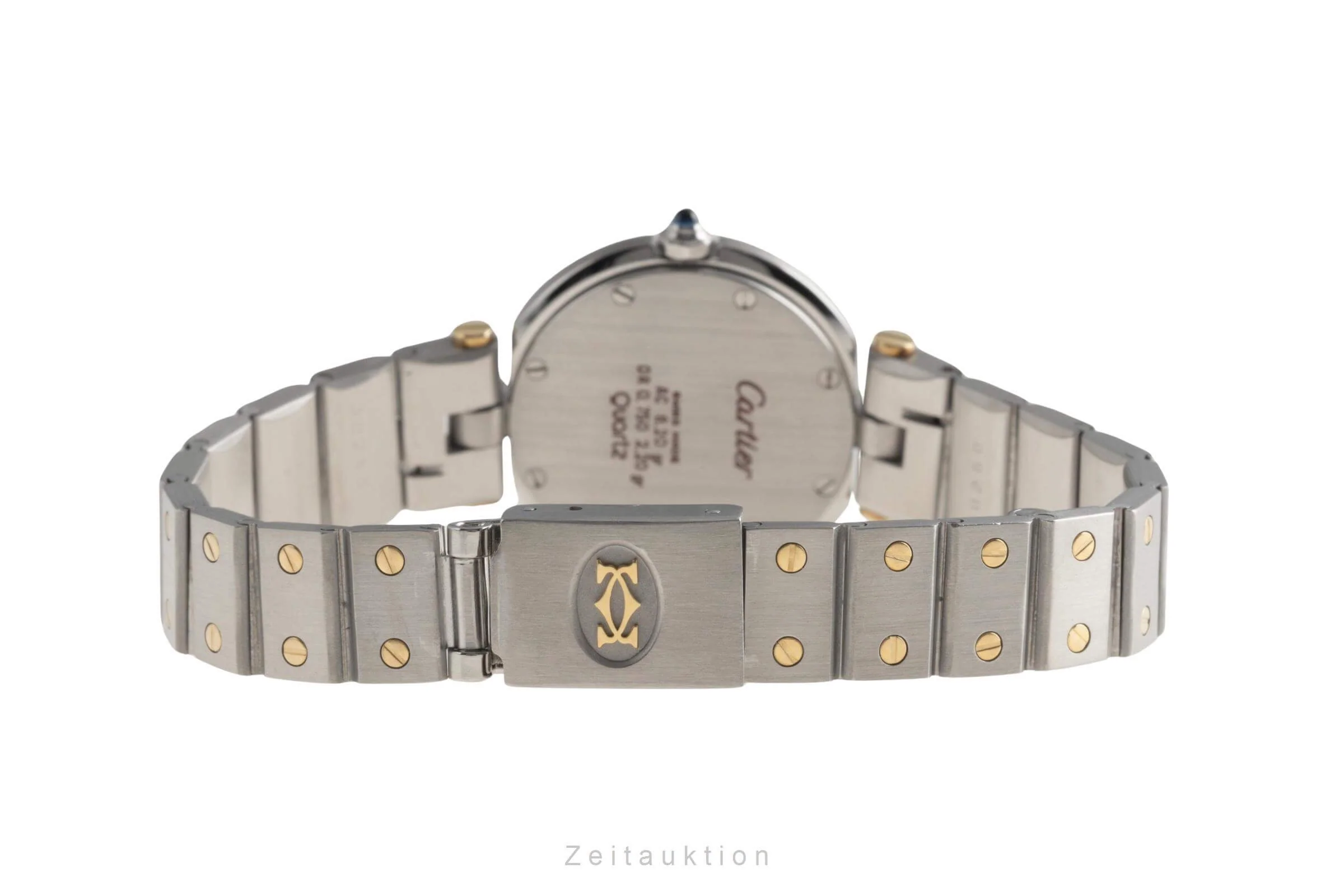 Cartier Santos Ronde steel / gold quartz women's watch 8191  [2501491] - Image 12