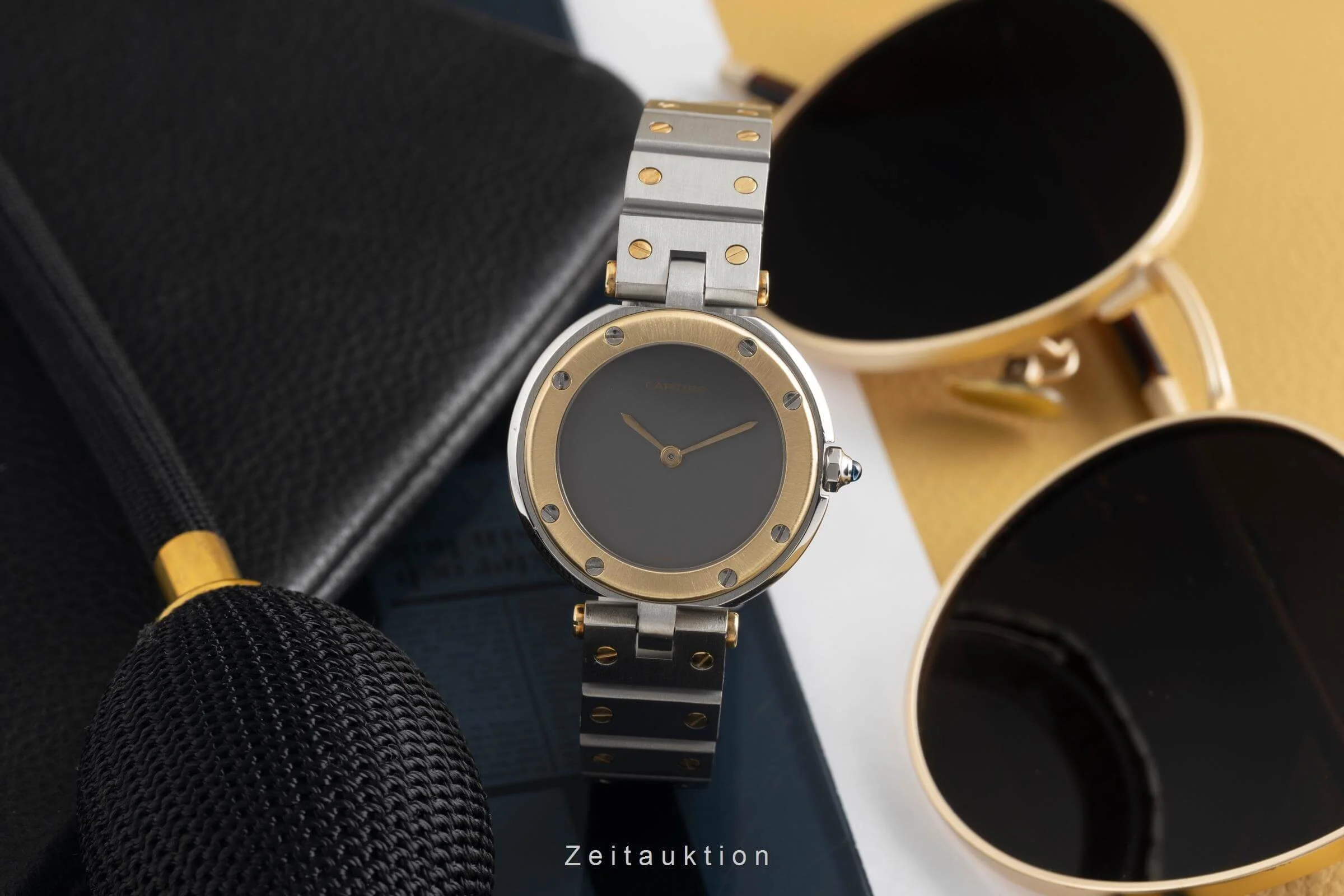 Cartier Santos Ronde steel / gold quartz women's watch 8191  [2501491] - Image 4