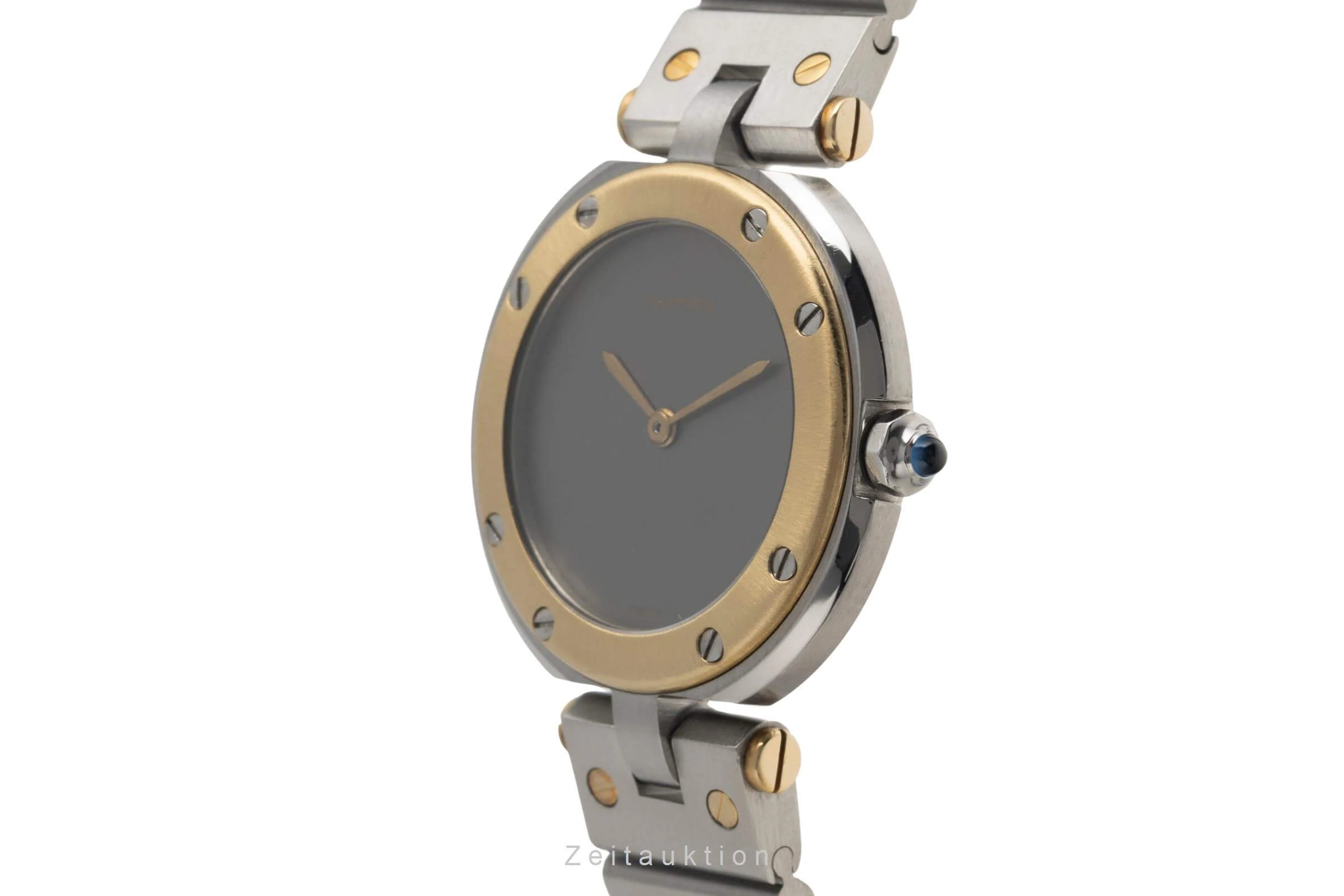 Cartier Santos Ronde steel / gold quartz women's watch 8191  [2501491] - Image 7