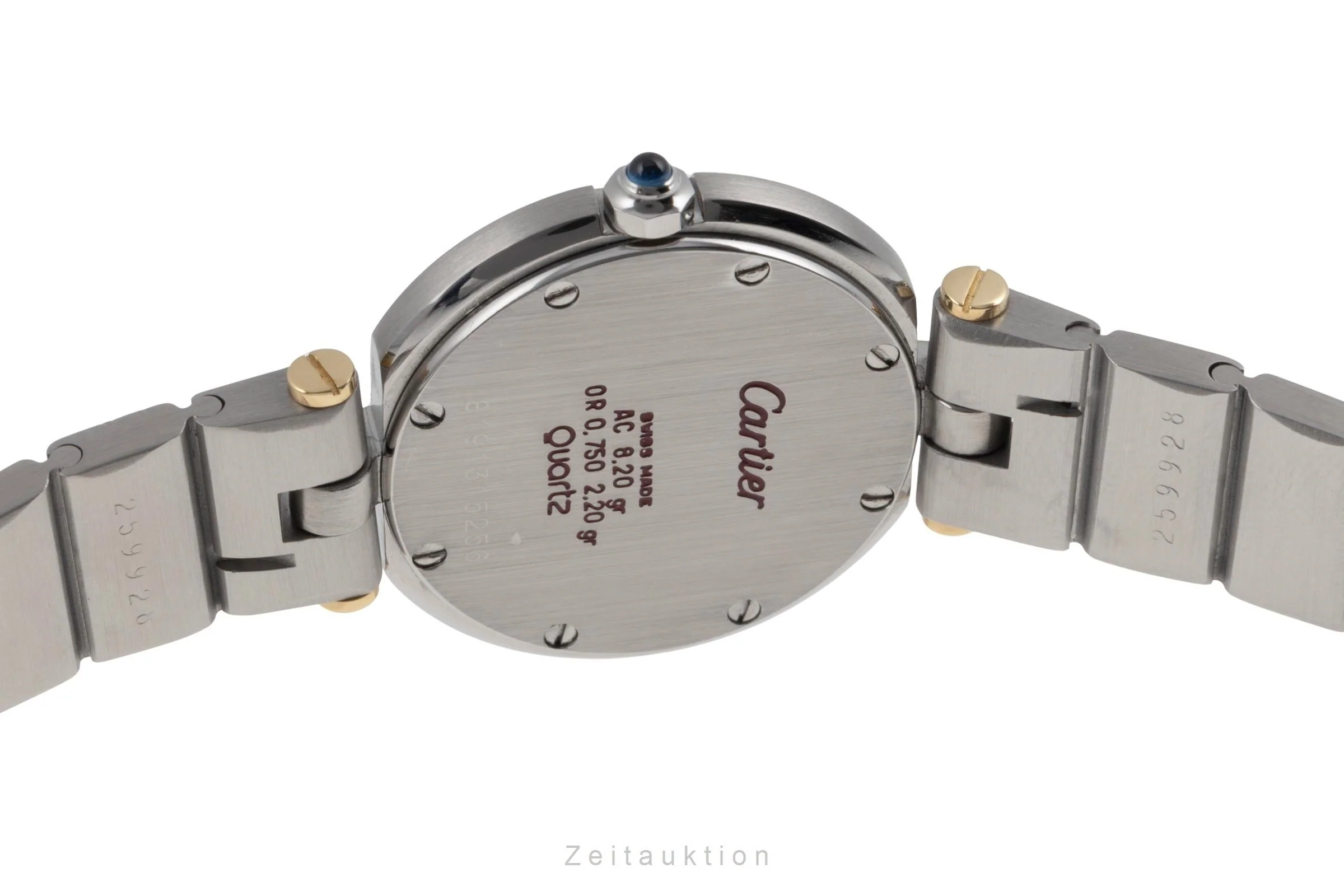 Cartier Santos Ronde steel / gold quartz women's watch 8191  [2505476] - Image 11