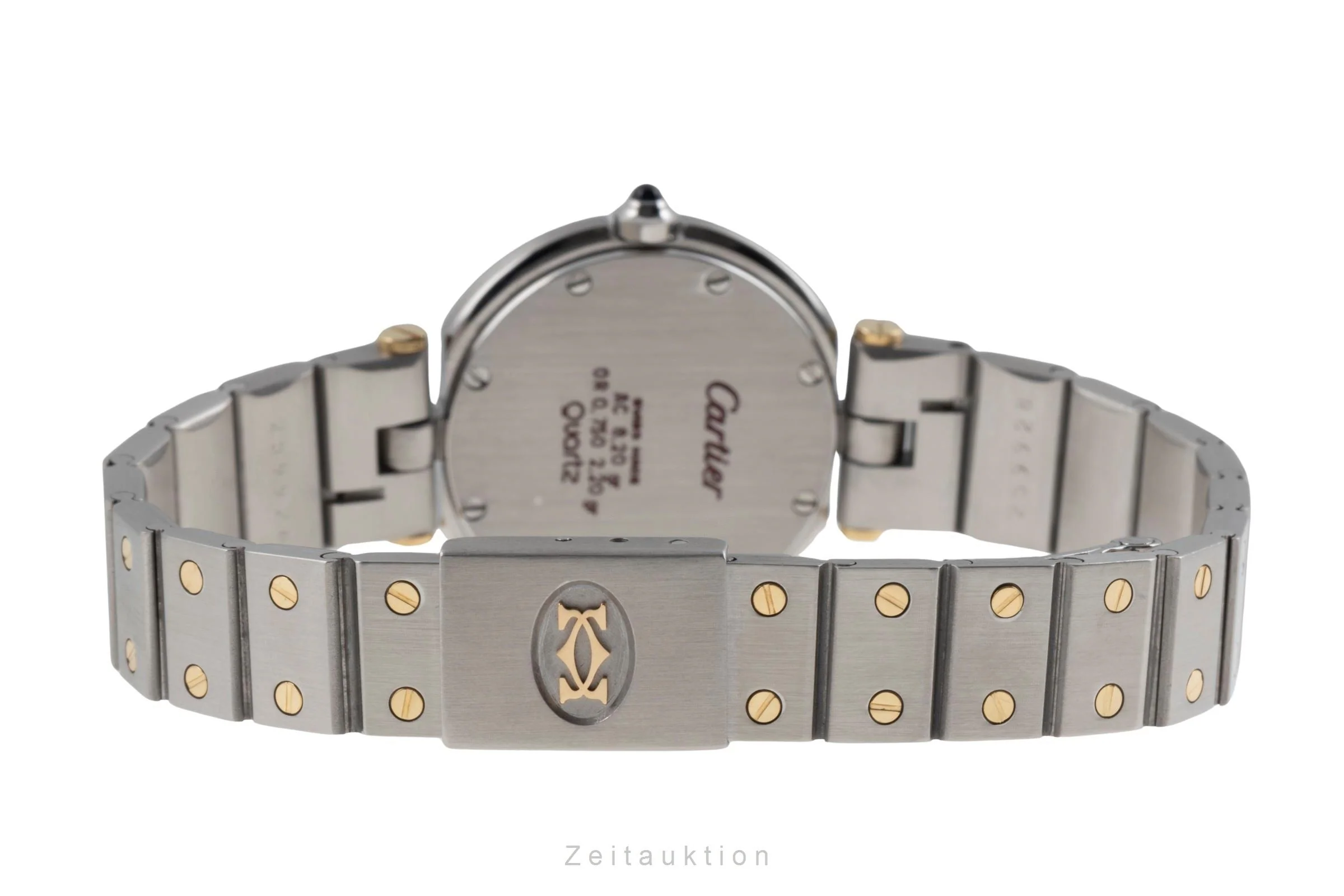 Cartier Santos Ronde steel / gold quartz women's watch 8191  [2505476] - Image 13