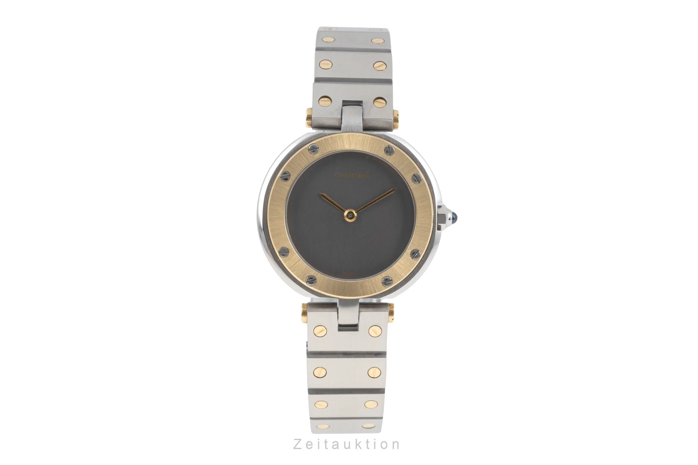 Cartier Santos Ronde steel / gold quartz women's watch 8191  [2505476] - Image 5