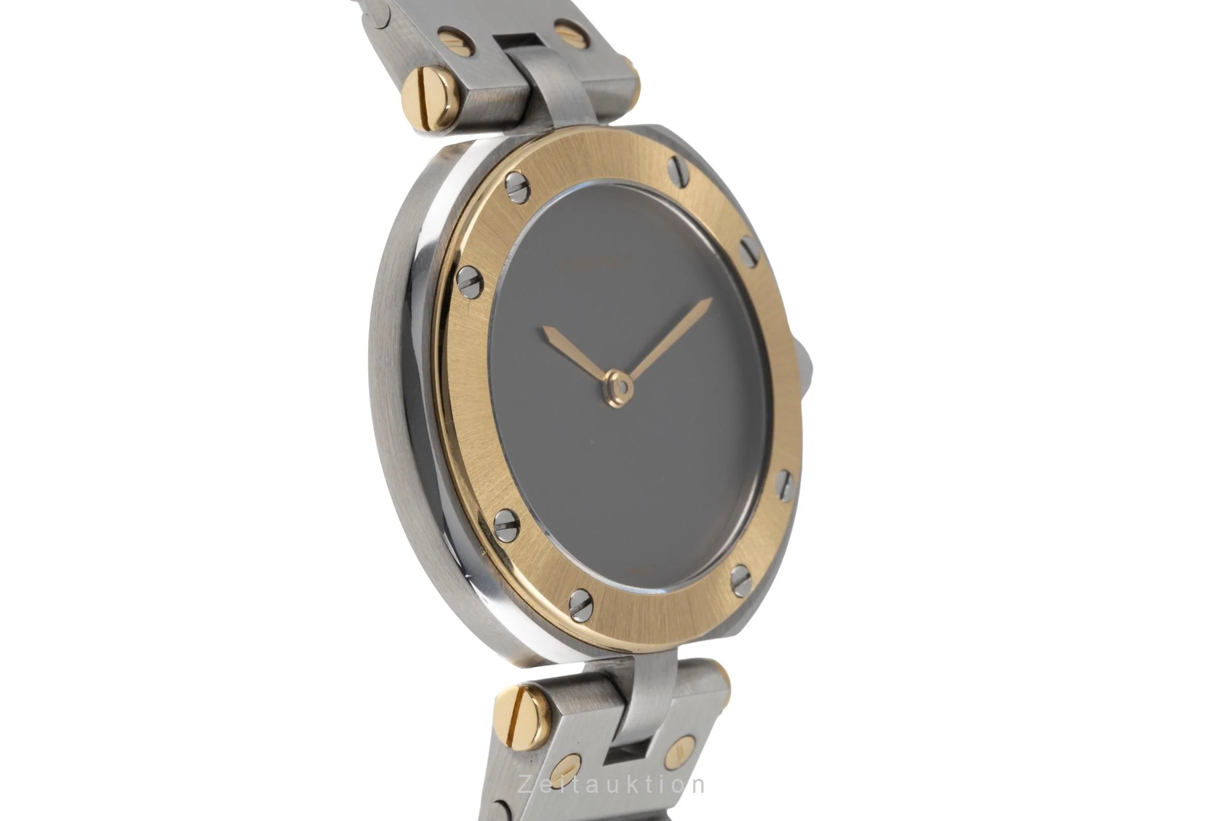 Cartier Santos Ronde steel / gold quartz women's watch 8191  [2505476] - Image 8