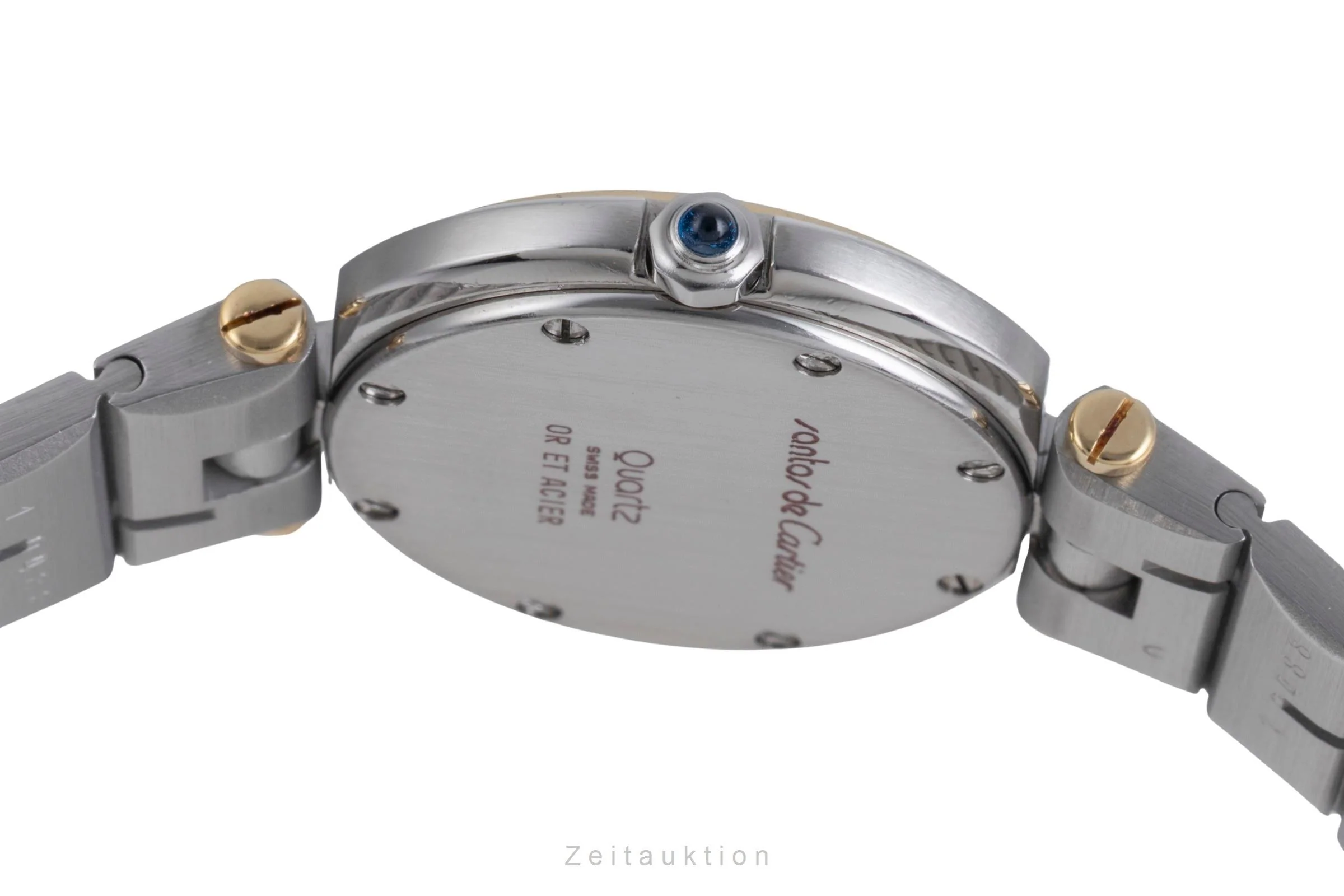 Cartier Santos Ronde steel / gold quartz women's watch 8191  [2505526] - Image 12