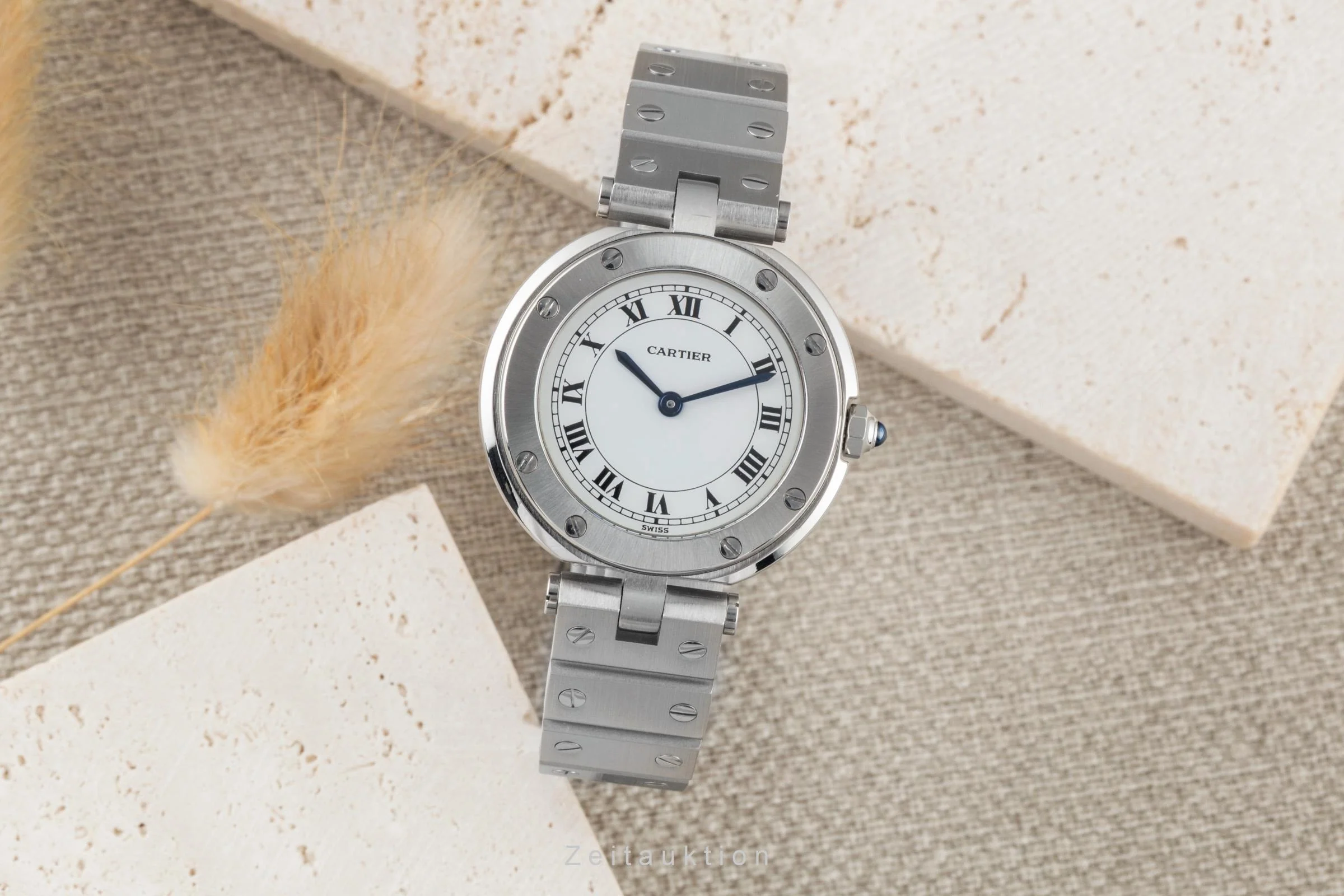 Cartier Santos Ronde steel quartz women's watch 81924  [2506481] - Image 4
