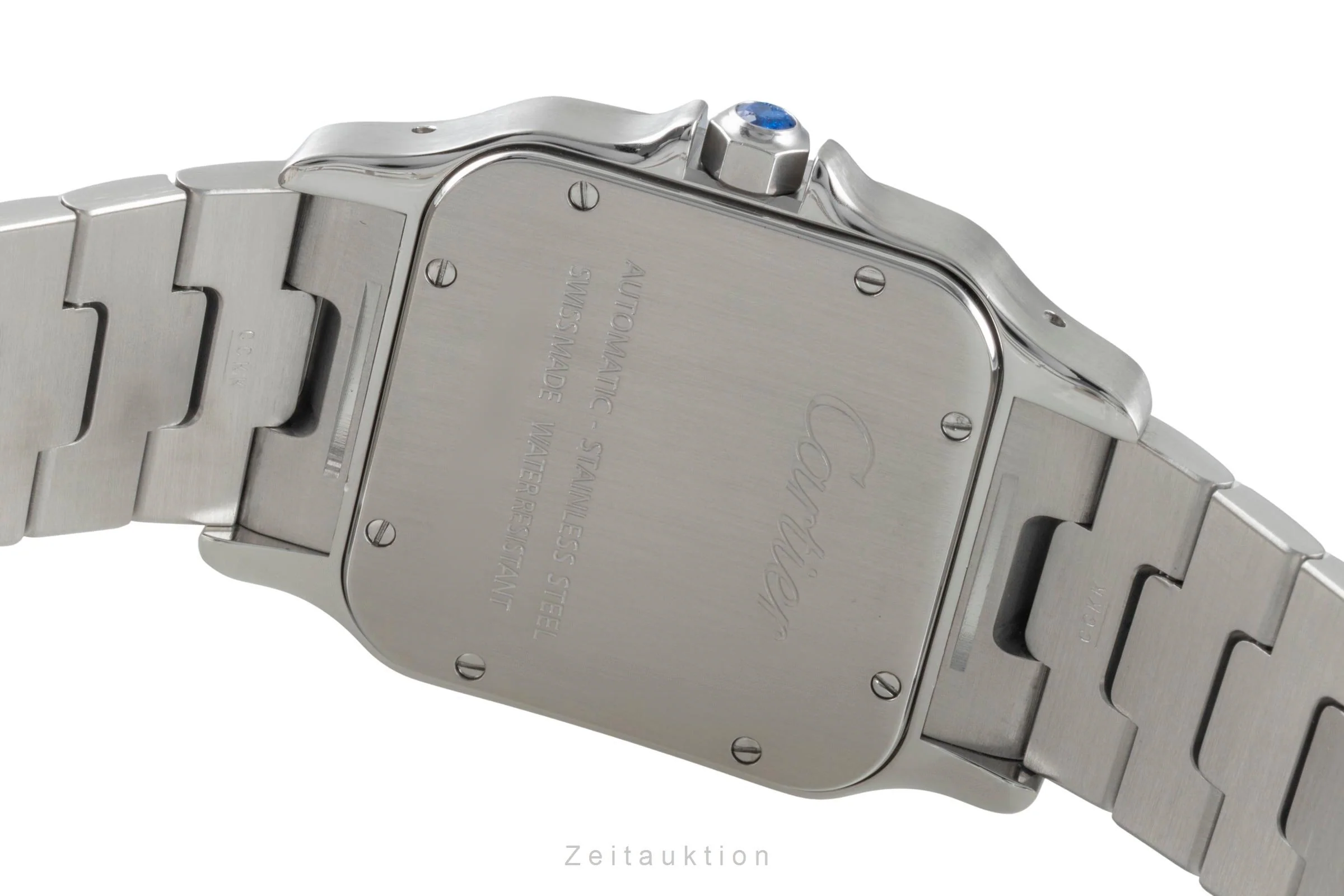Cartier Santos steel automatic men's watch 2823  [2504987] - Image 11