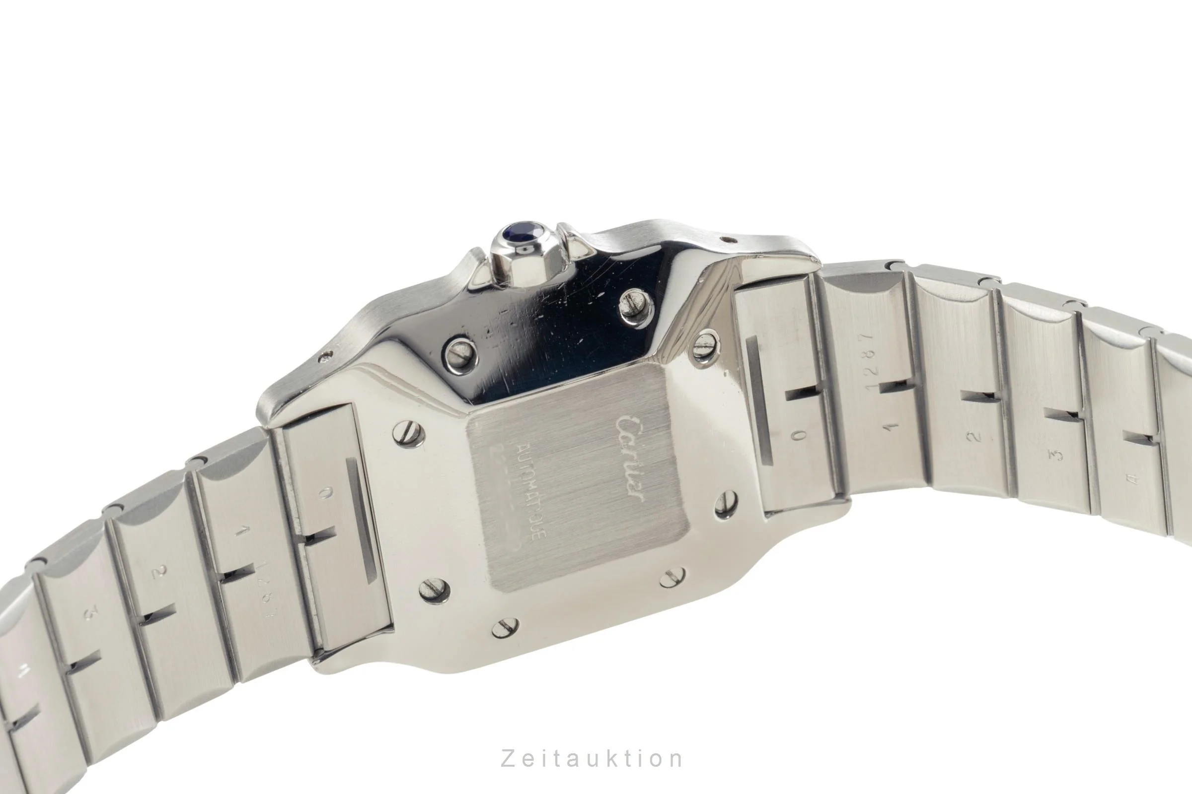 Cartier Santos steel automatic men's watch 2960  [2504220] - Image 11