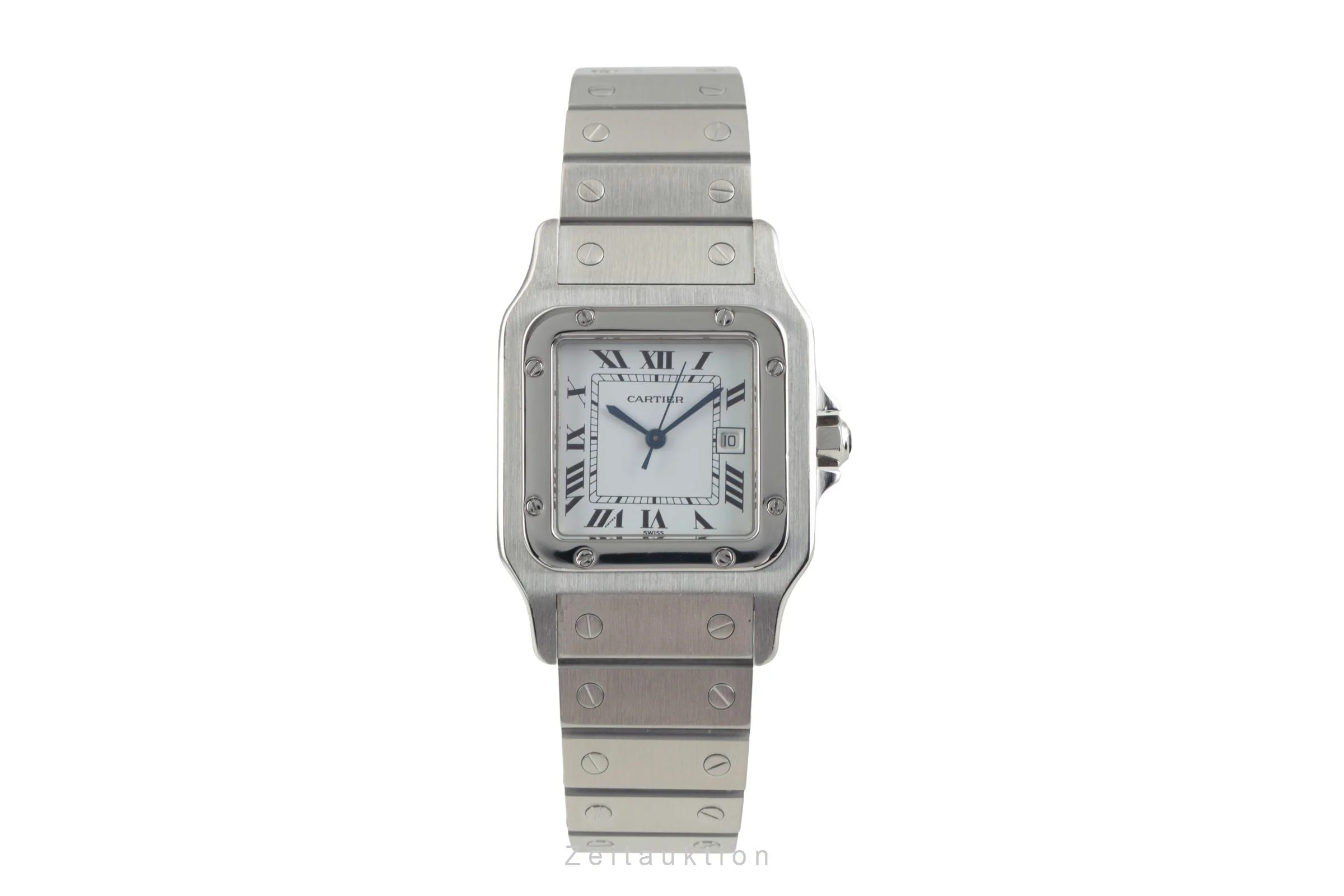 Cartier Santos steel automatic men's watch 2960  [2504220] - Image 5