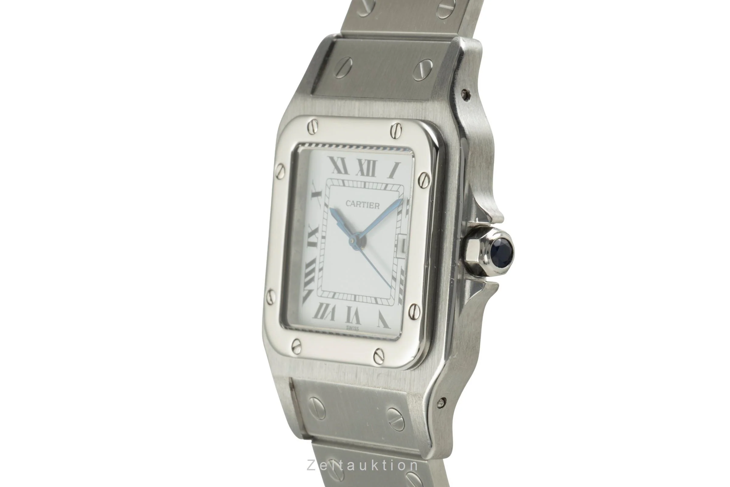 Cartier Santos steel automatic men's watch 2960  [2504220] - Image 7