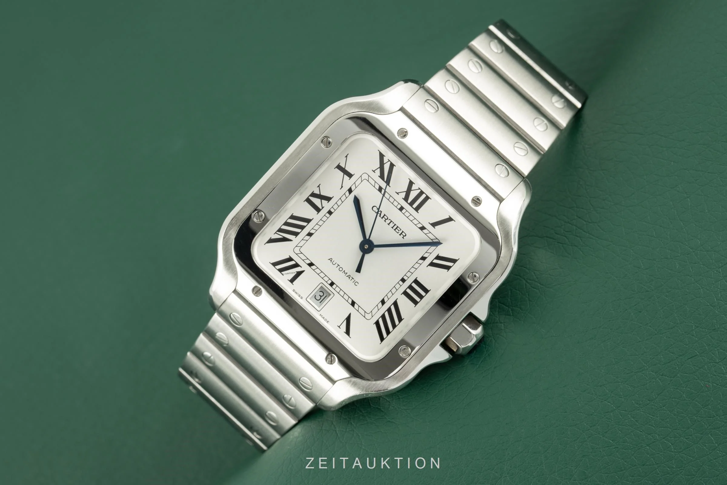 Cartier Santos steel automatic men's watch 4072 LP: 7100EUR  [2102508] - Image 3