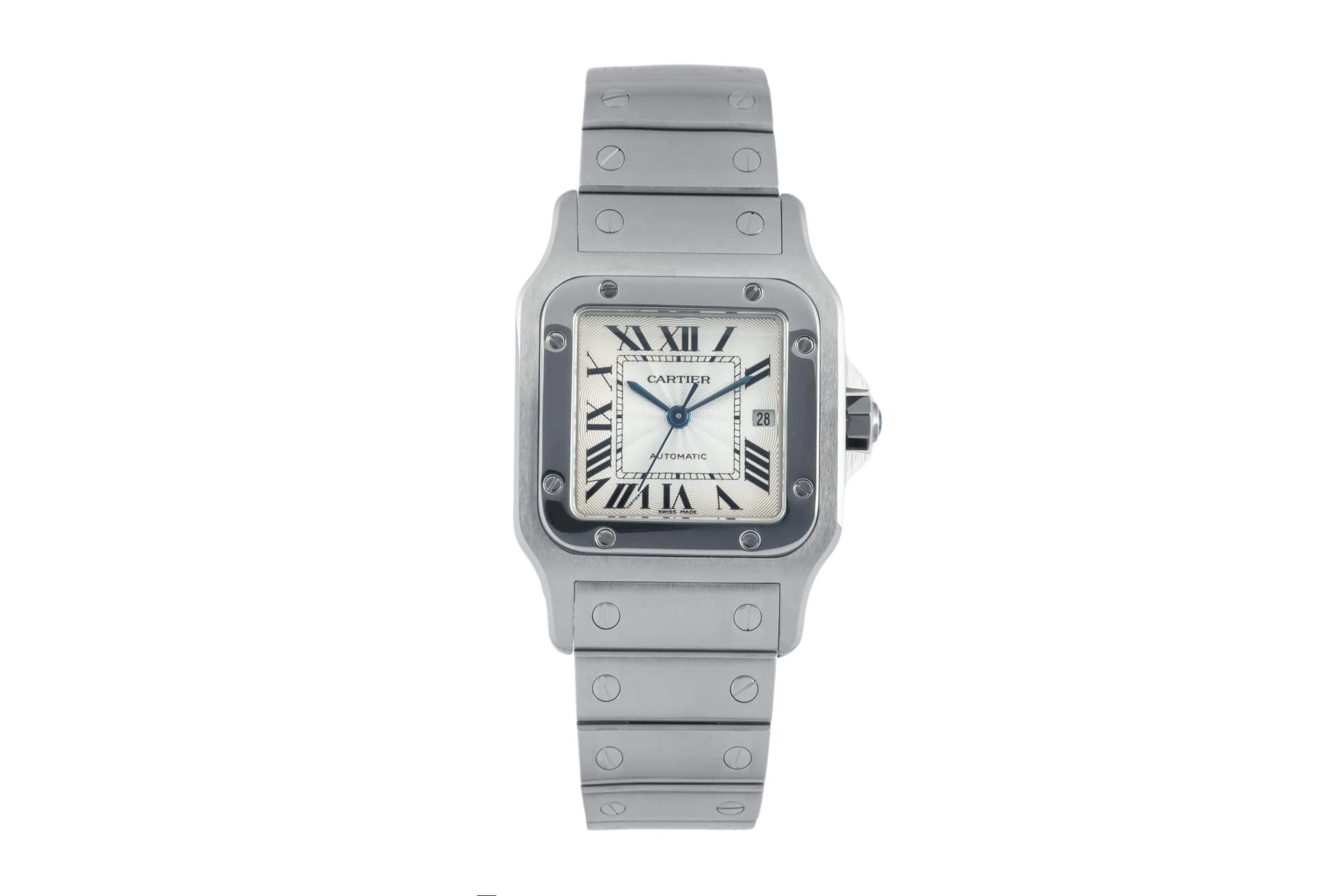 Cartier Santos steel automatic men's watch W20055D6, 2319  [2401734] - Image 4