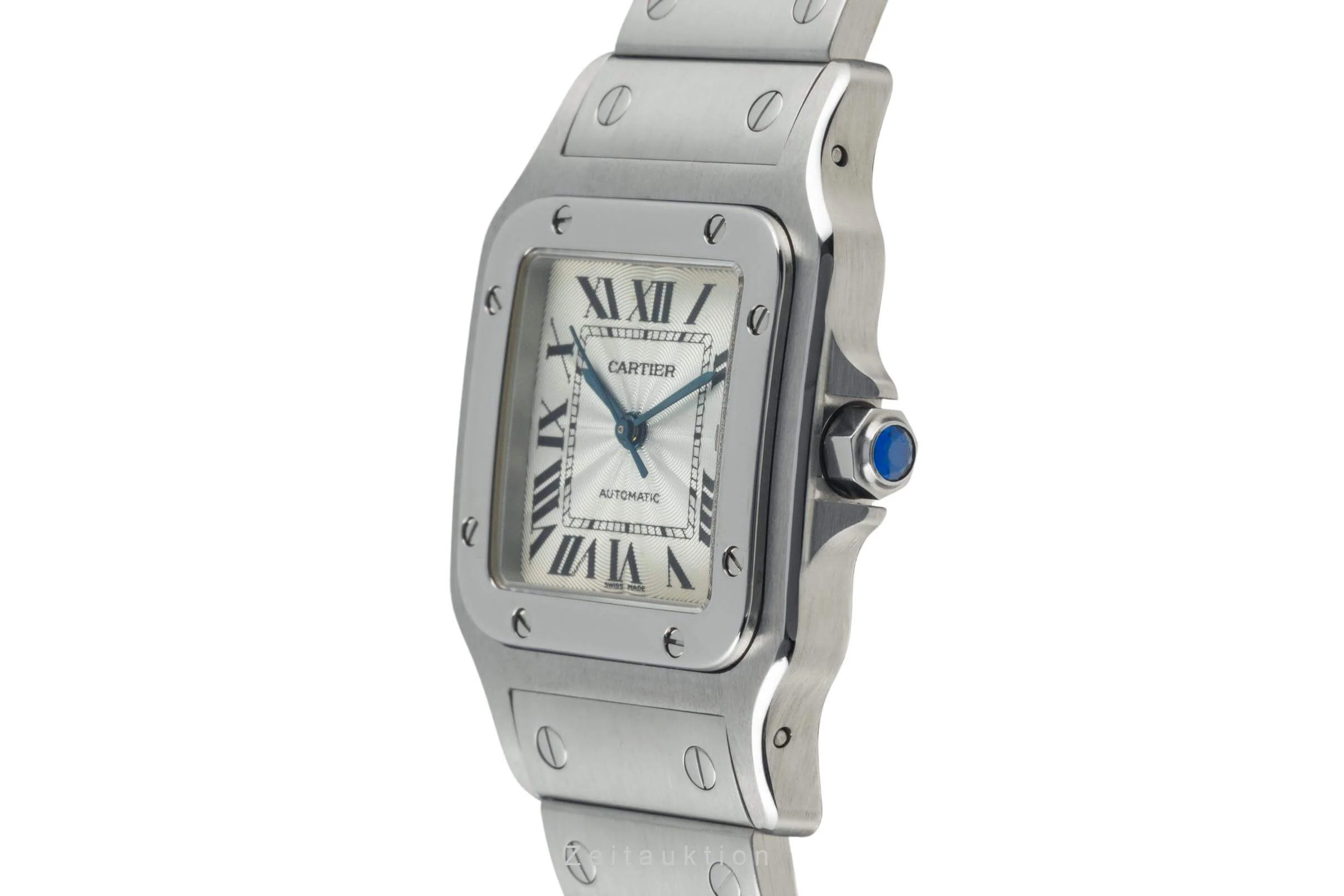 Cartier Santos steel automatic men's watch W20055D6, 2319  [2401734] - Image 6