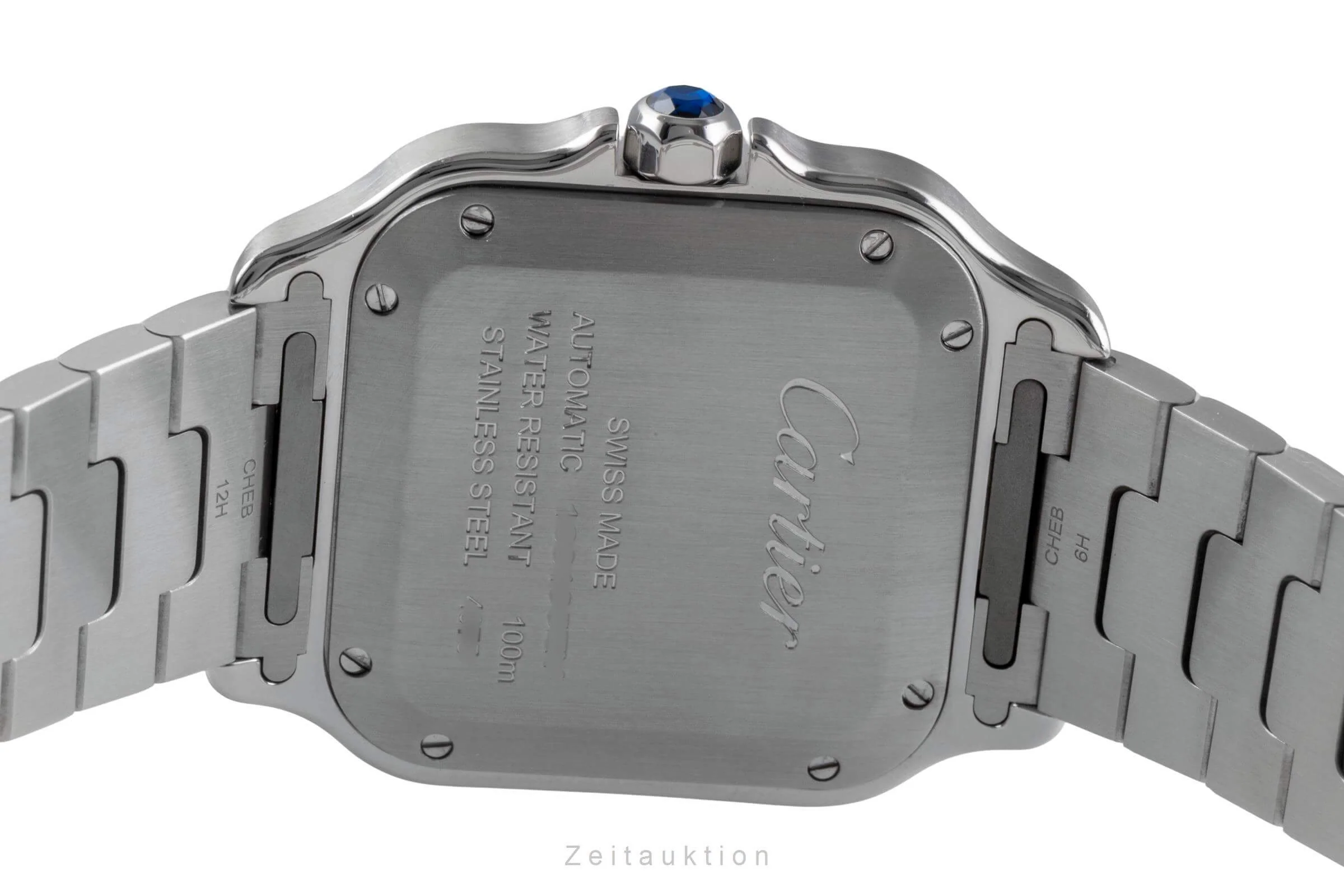 Cartier Santos steel automatic men's watch W2SA0016 LP: 11400EUR  [2500384] - Image 11