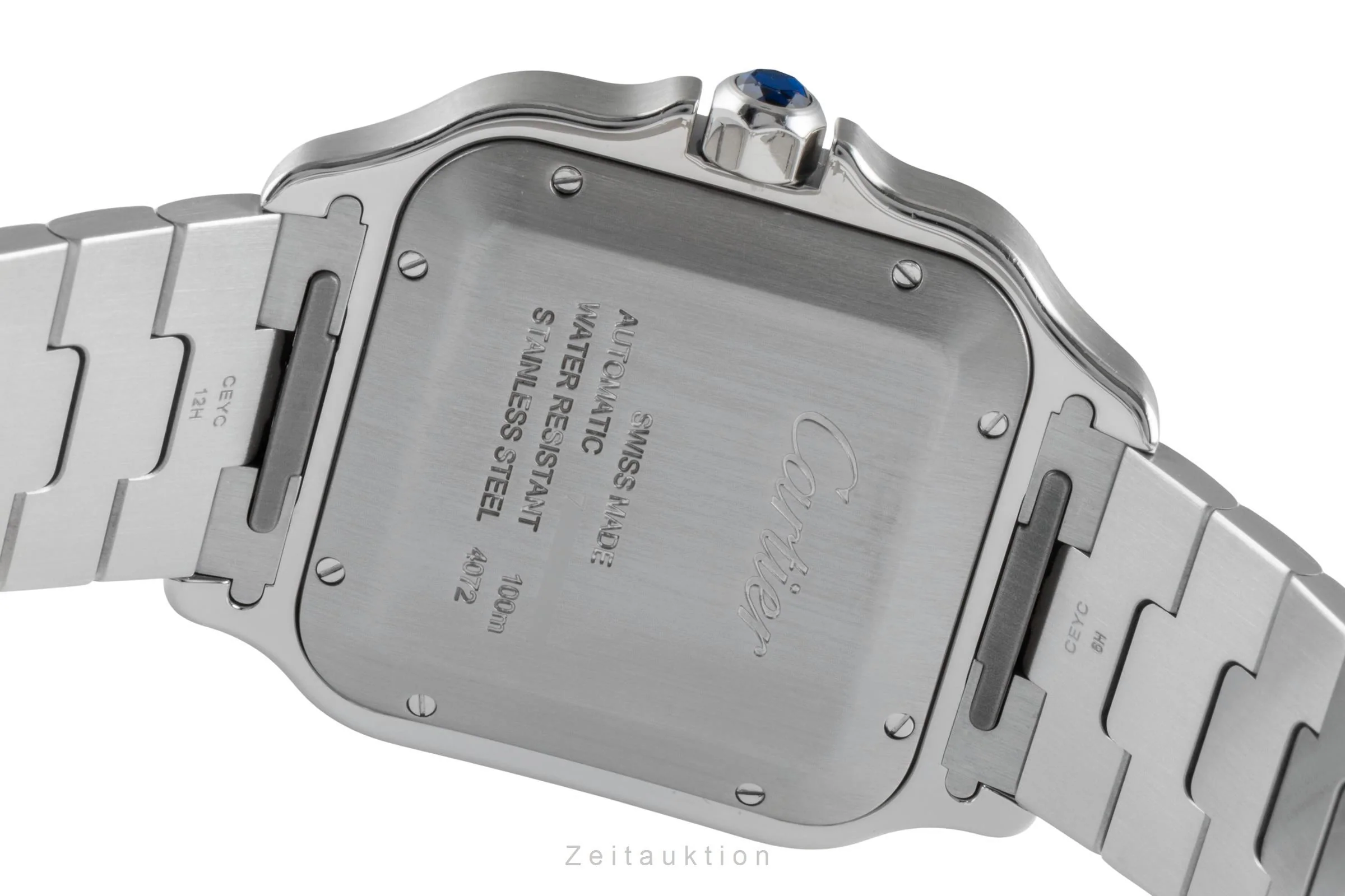 Cartier Santos steel automatic men's watch WSSA0009 LP: 8850EUR  [2504673] - Image 11