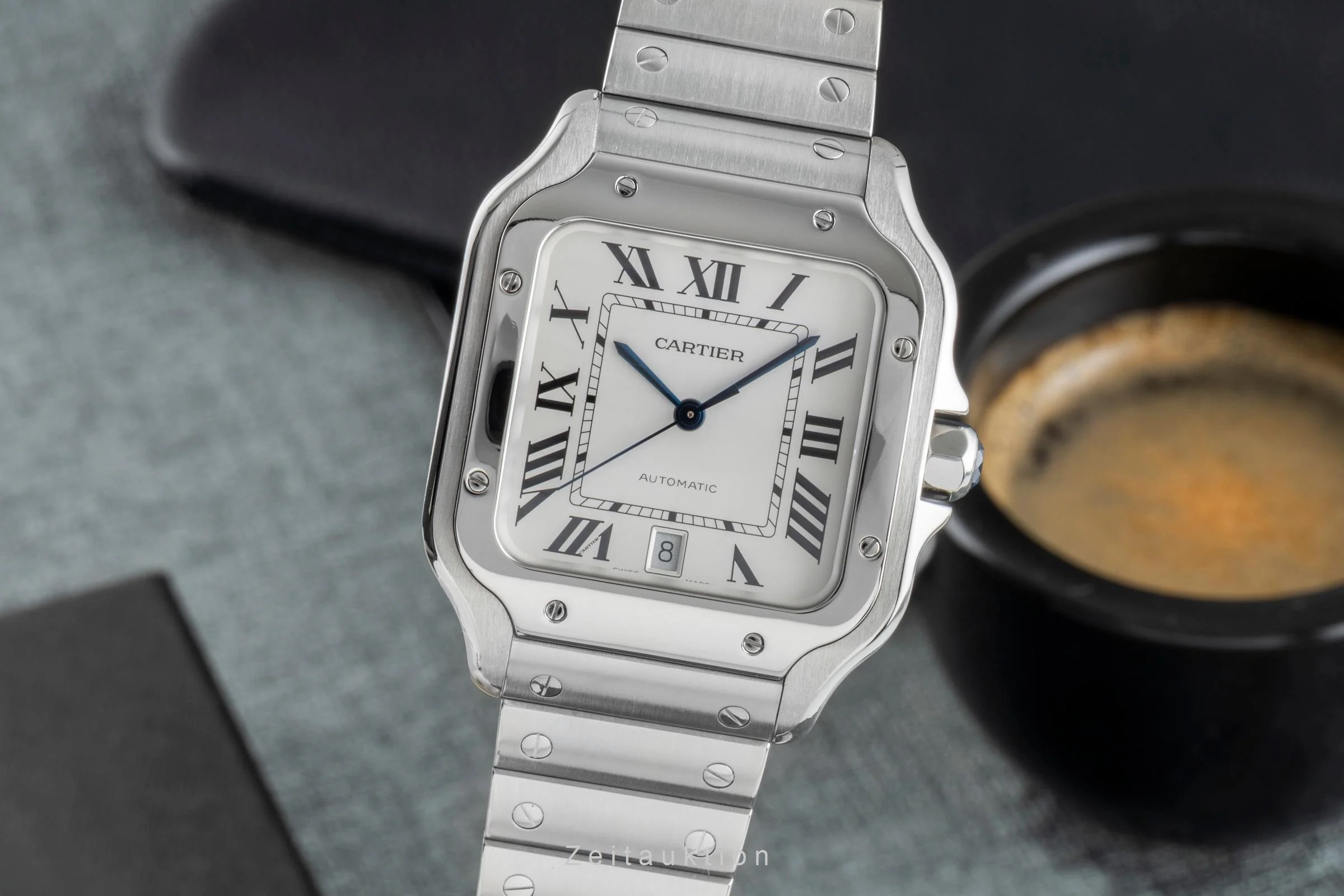 Cartier Santos steel automatic men's watch WSSA0009 LP: 8850EUR  [2504673] - Image 2