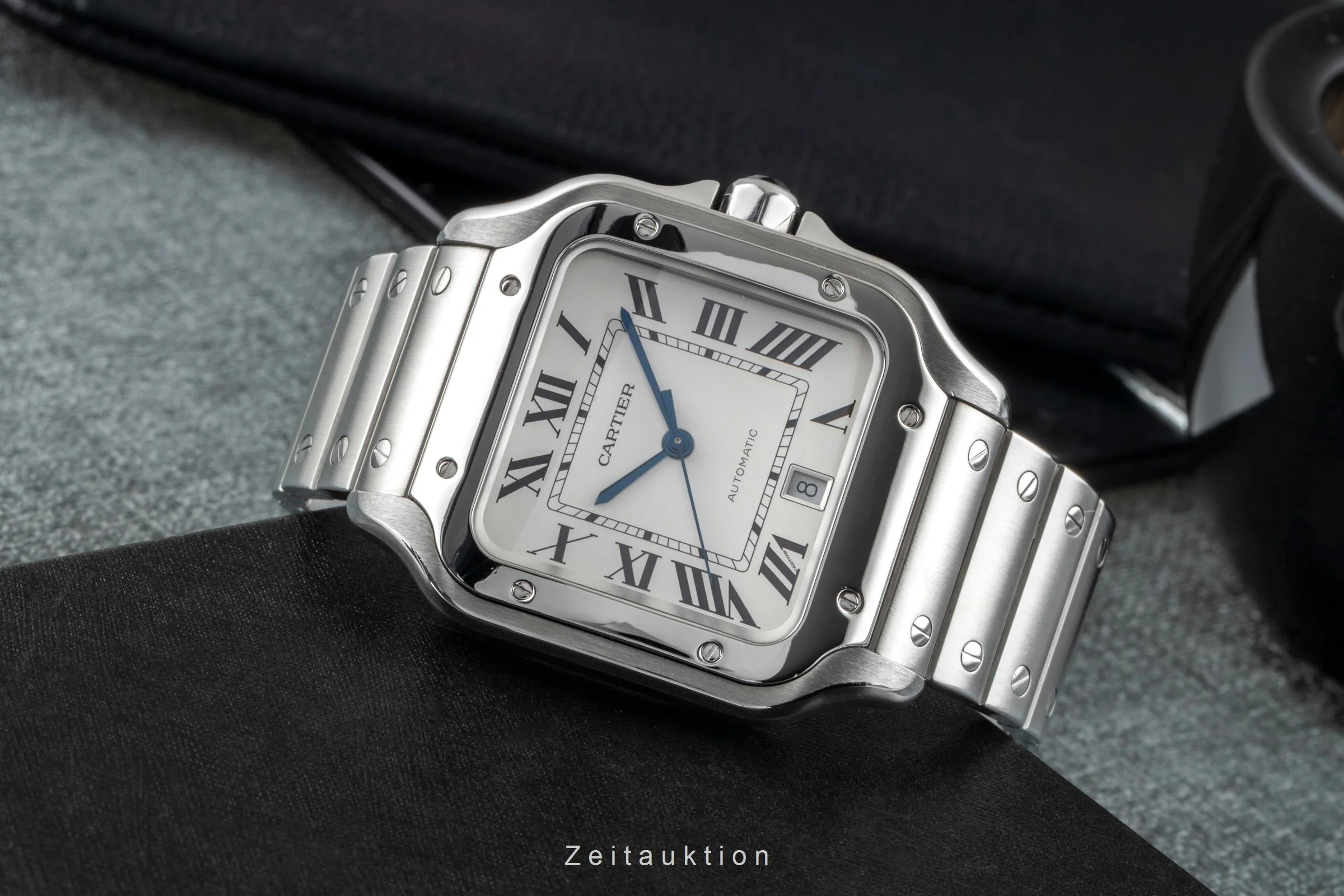 Cartier Santos steel automatic men's watch WSSA0009 LP: 8850EUR  [2504673] - Image 3