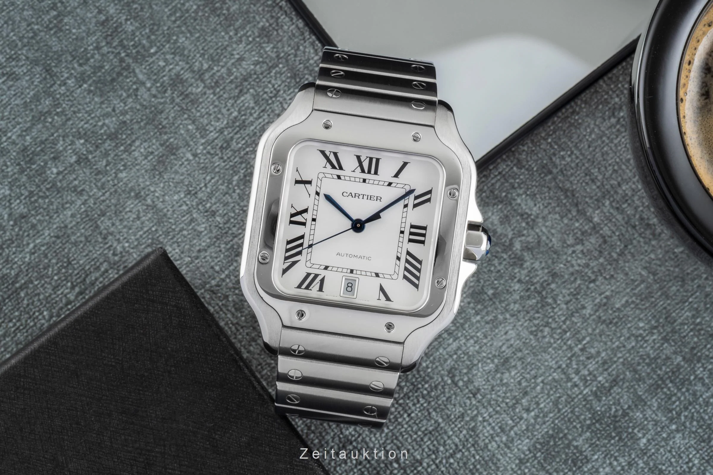 Cartier Santos steel automatic men's watch WSSA0009 LP: 8850EUR  [2504673] - Image 4