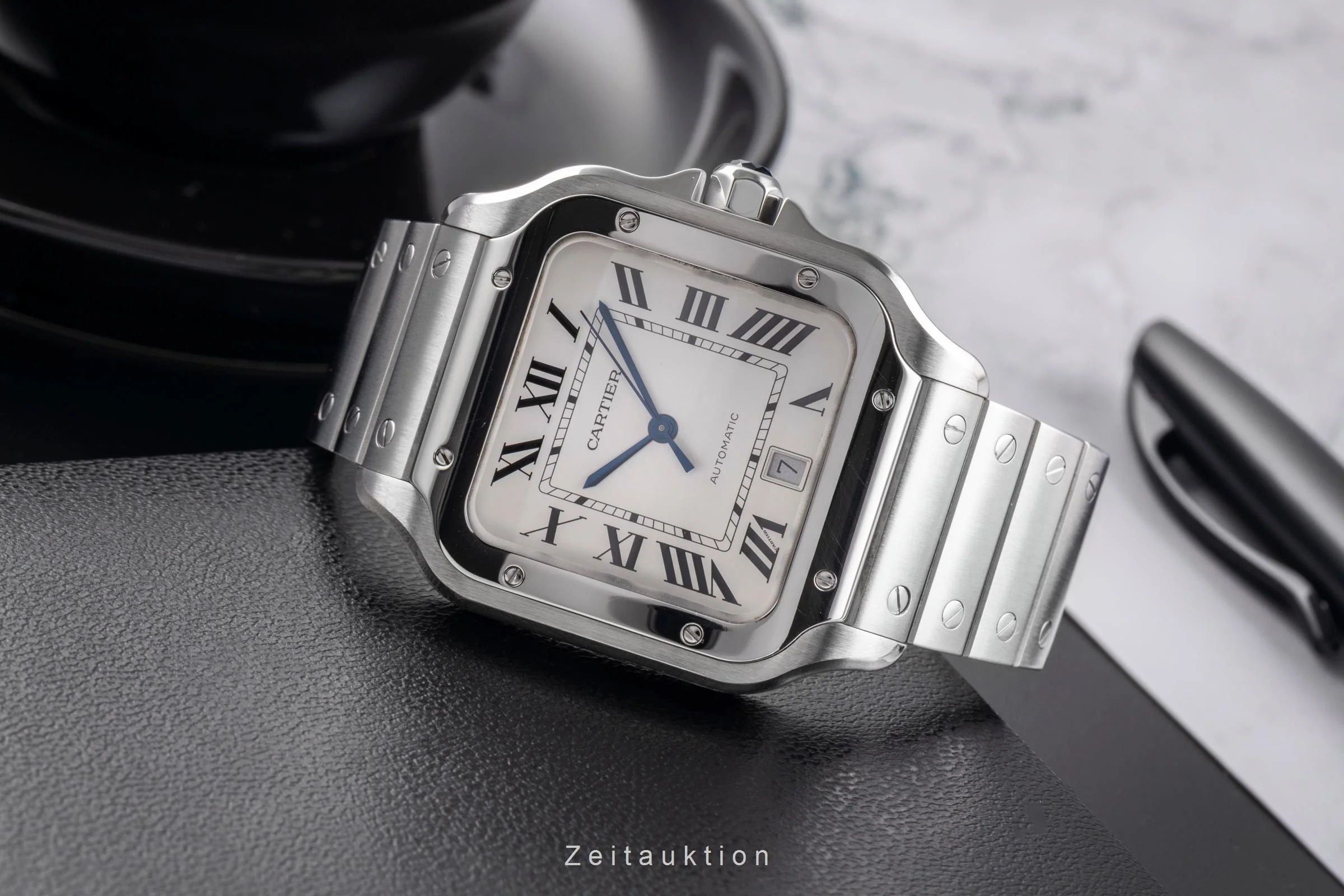 Cartier Santos steel automatic men's watch WSSA0009 LP: 8850EUR  [2505196] - Image 3