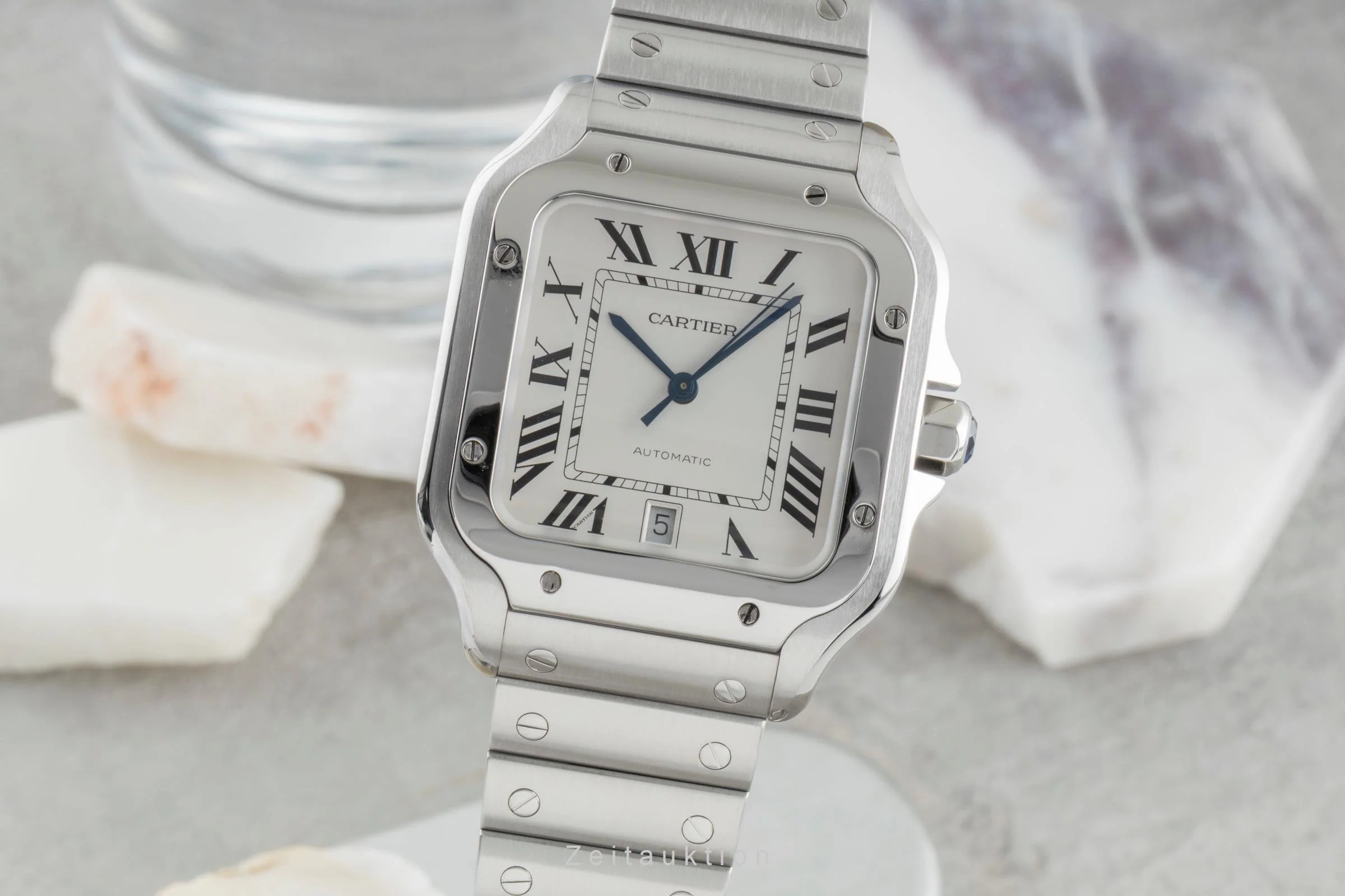 Cartier Santos steel automatic men's watch WSSA0009 LP: 8850EUR  [2505651] - Image 2