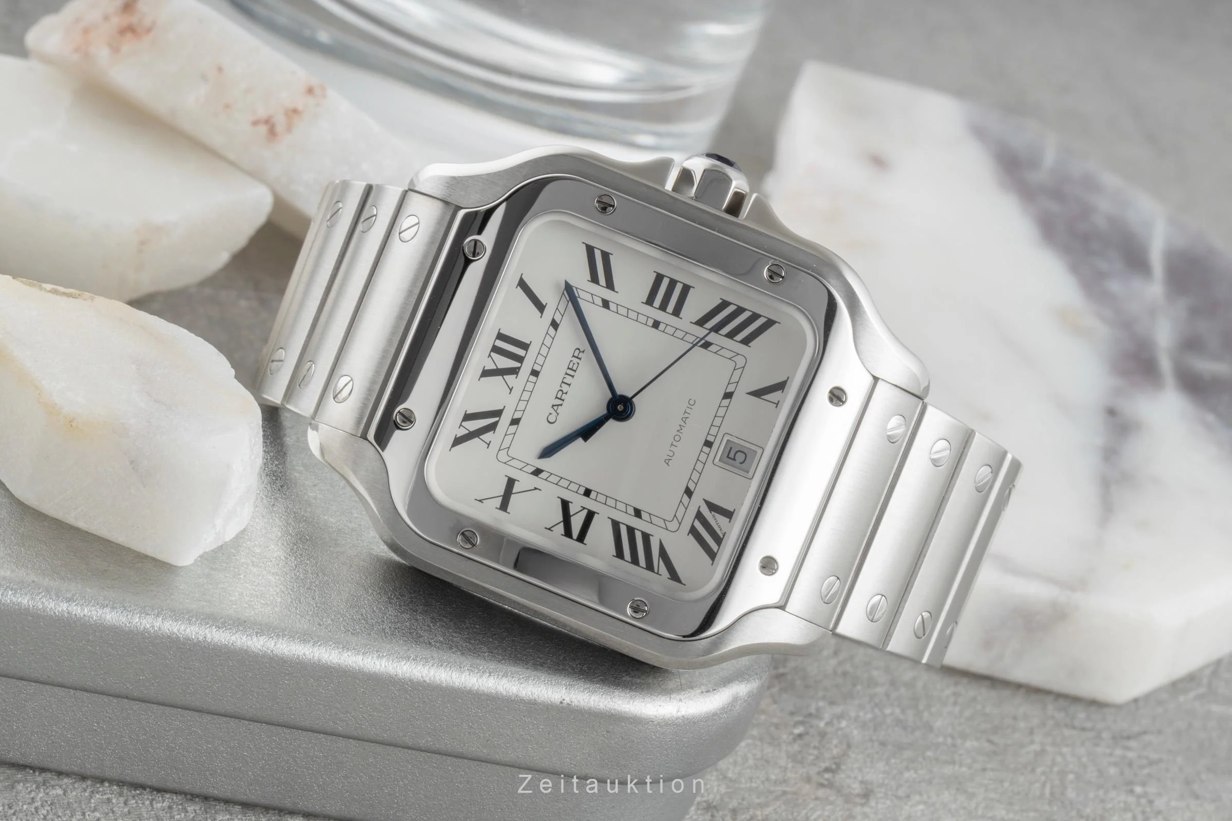 Cartier Santos steel automatic men's watch WSSA0009 LP: 8850EUR  [2505651] - Image 3