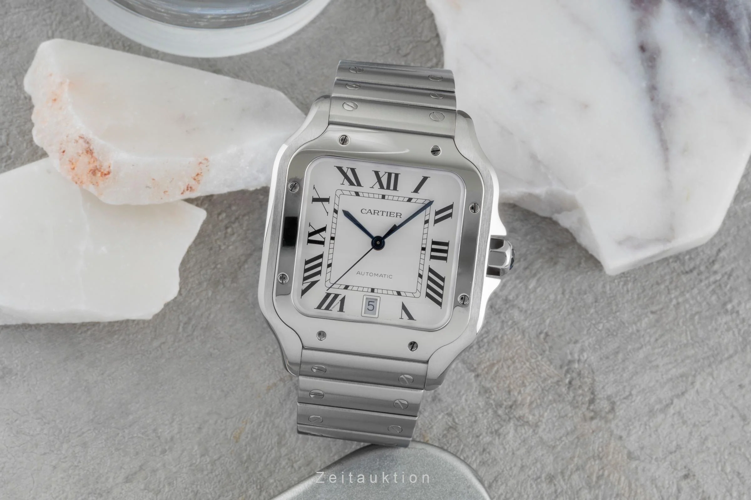 Cartier Santos steel automatic men's watch WSSA0009 LP: 8850EUR  [2505651] - Image 4