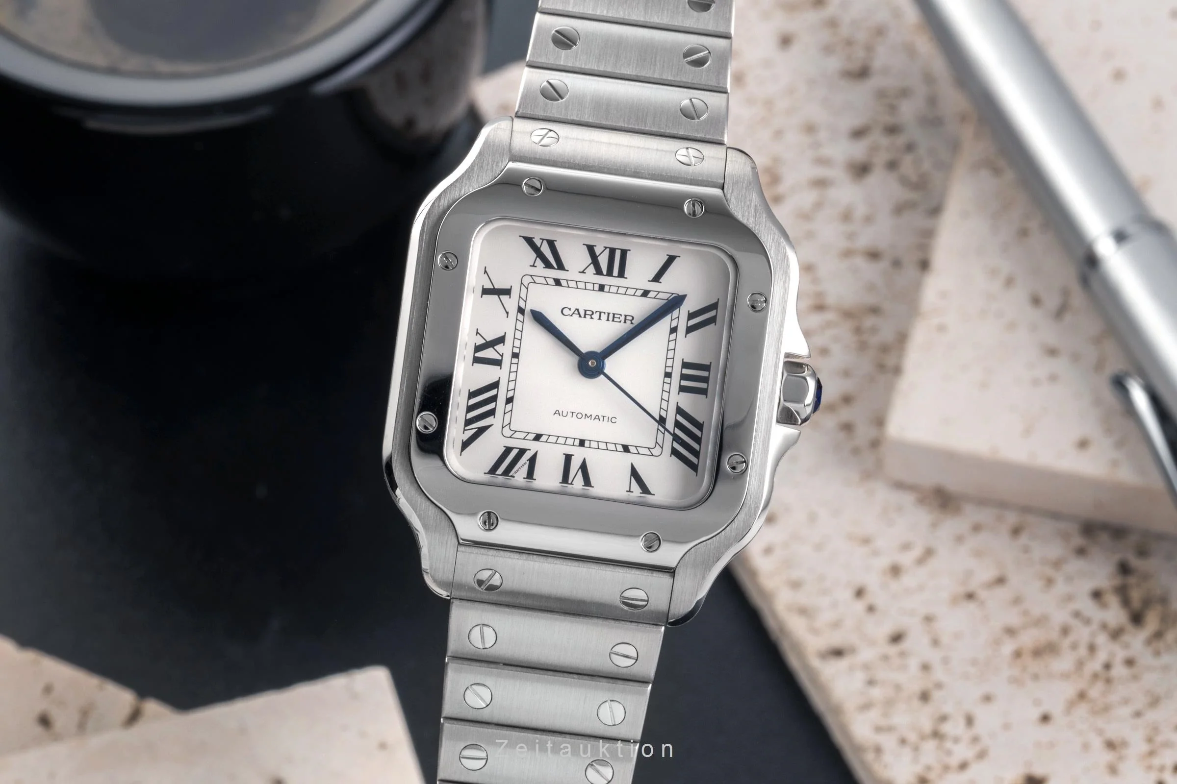 Cartier Santos steel automatic men's watch WSSA0010 LP: 8050EUR  [2504679] - Image 2