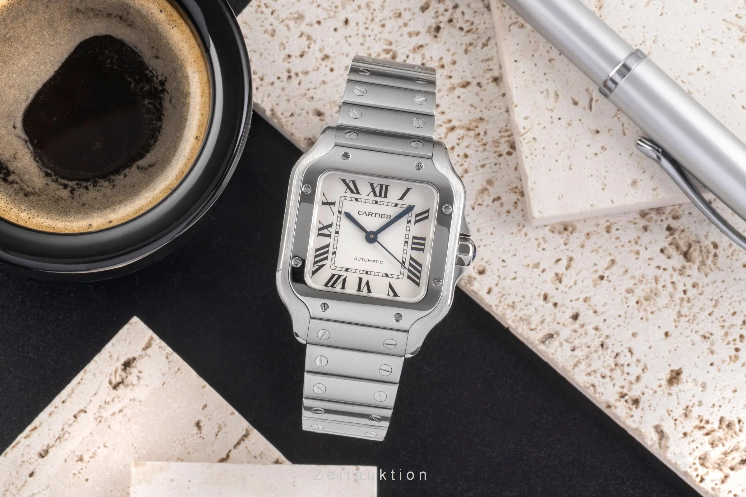 Cartier Santos steel automatic men's watch WSSA0010 LP: 8050EUR  [2504679] - Image 4