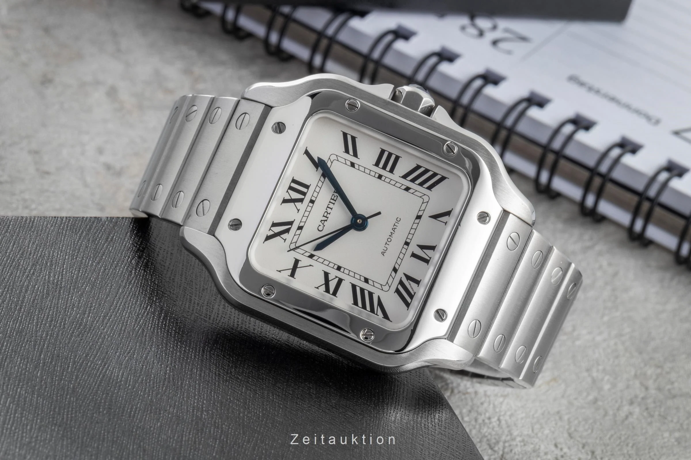 Cartier Santos steel automatic men's watch WSSA0010 LP: 8850EUR  [2506665] - Image 3