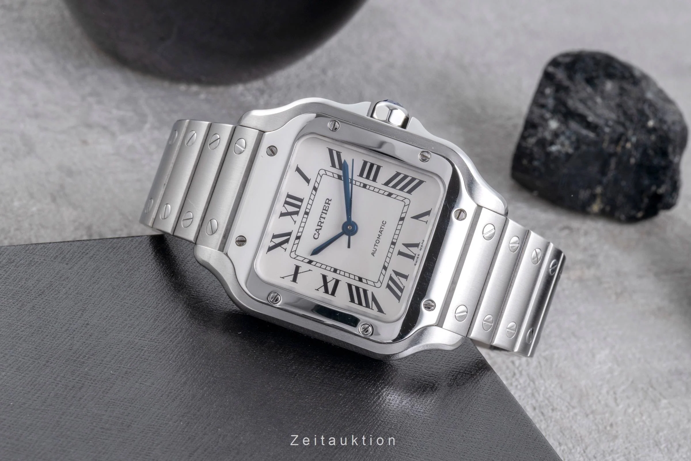 Cartier Santos steel automatic men's watch WSSA0010 LP: 8850EUR  [2506868] - Image 3