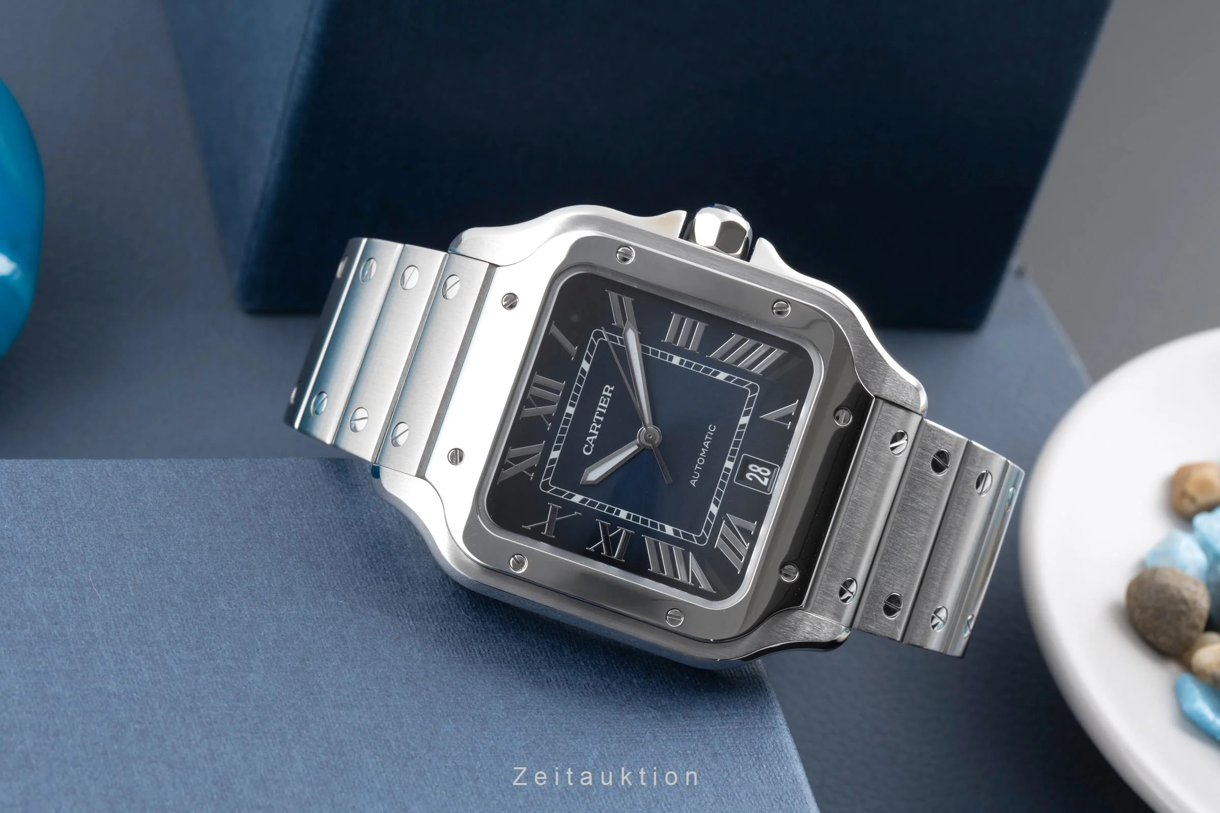 Cartier Santos steel automatic men's watch WSSA0013 LP: 8850EUR  [2600025] - Image 3