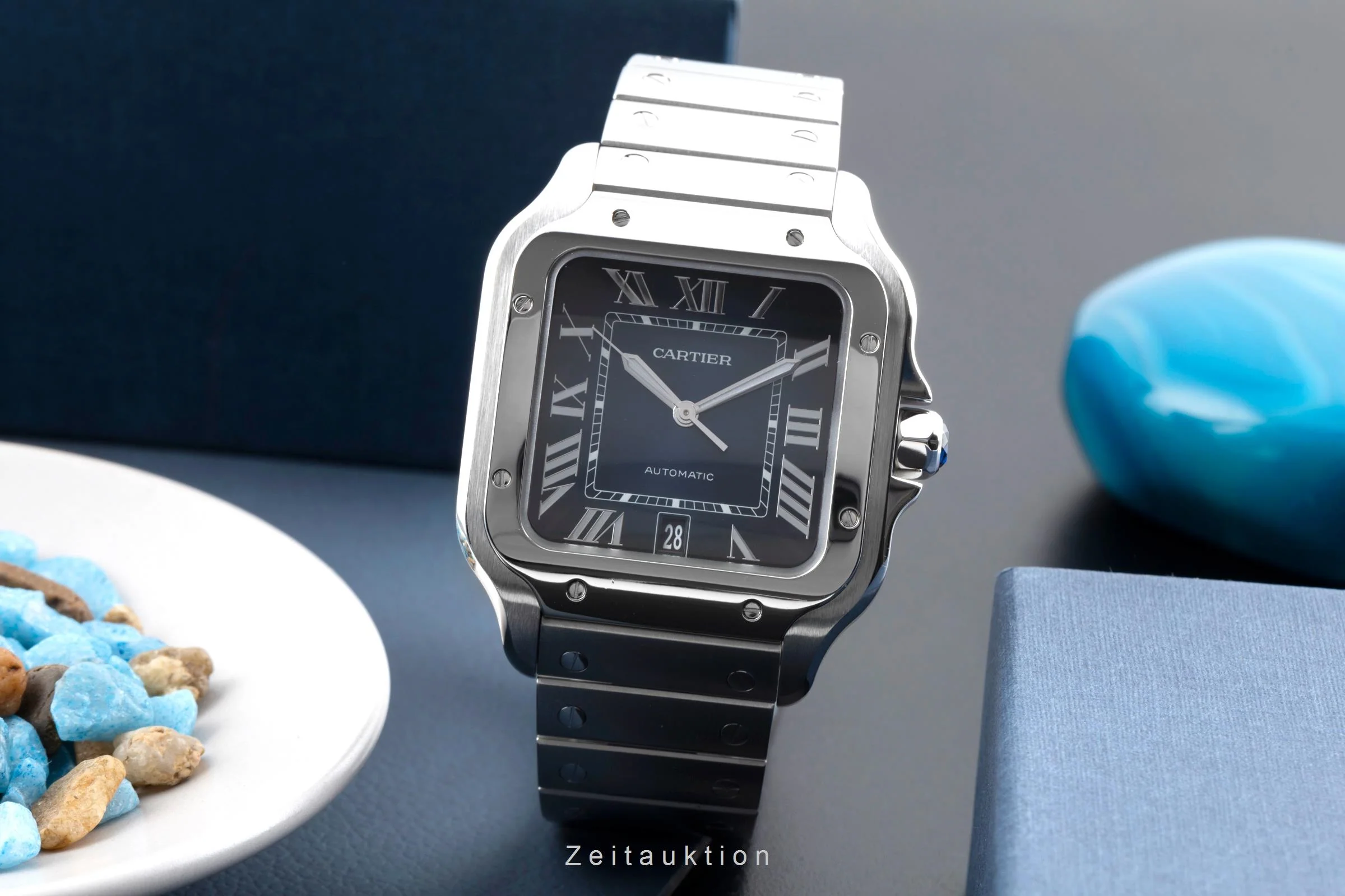 Cartier Santos steel automatic men's watch WSSA0013 LP: 8850EUR  [2600025] - Image 4