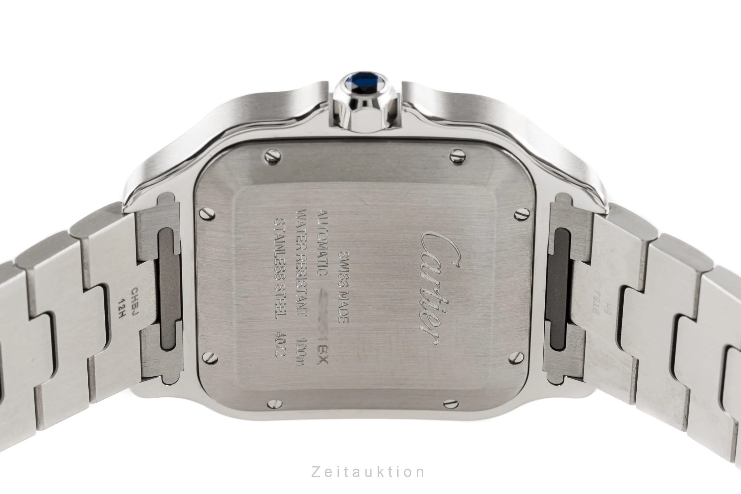 Cartier Santos steel automatic men's watch WSSA0018 LP: 7600EUR  [2203668] - Image 9