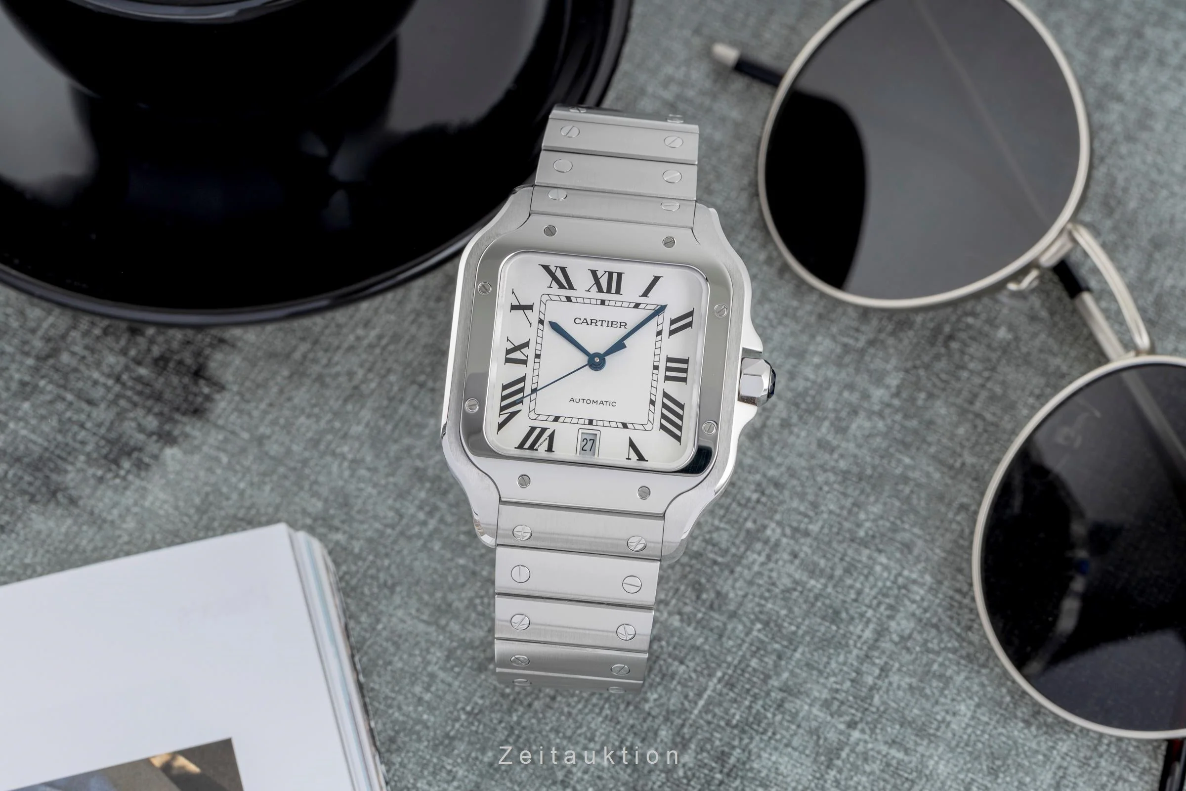 Cartier Santos steel automatic men's watch WSSA0018 LP: 8850EUR  [2504502] - Image 2