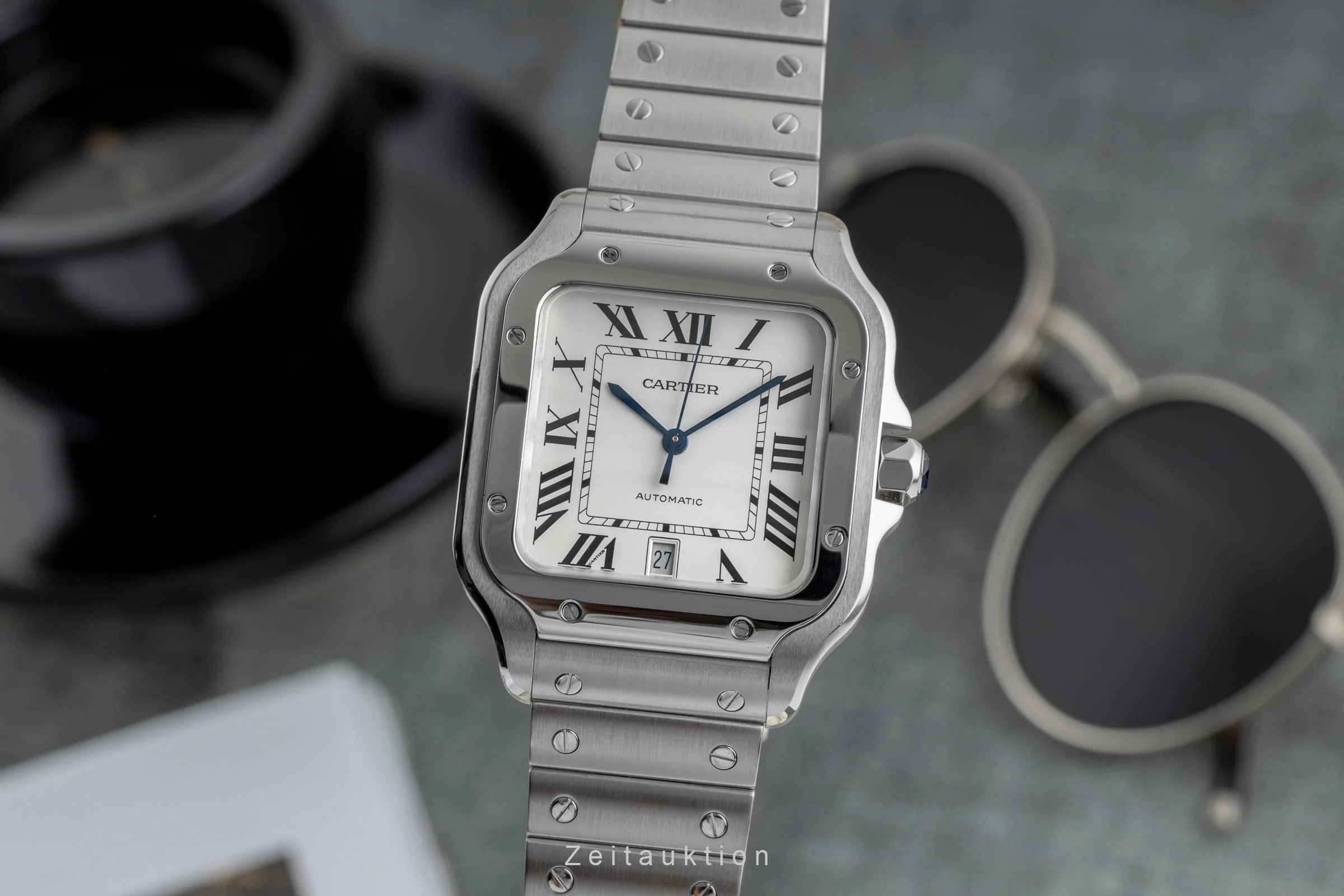 Cartier Santos steel automatic men's watch WSSA0018 LP: 8850EUR  [2504502] - Image 4