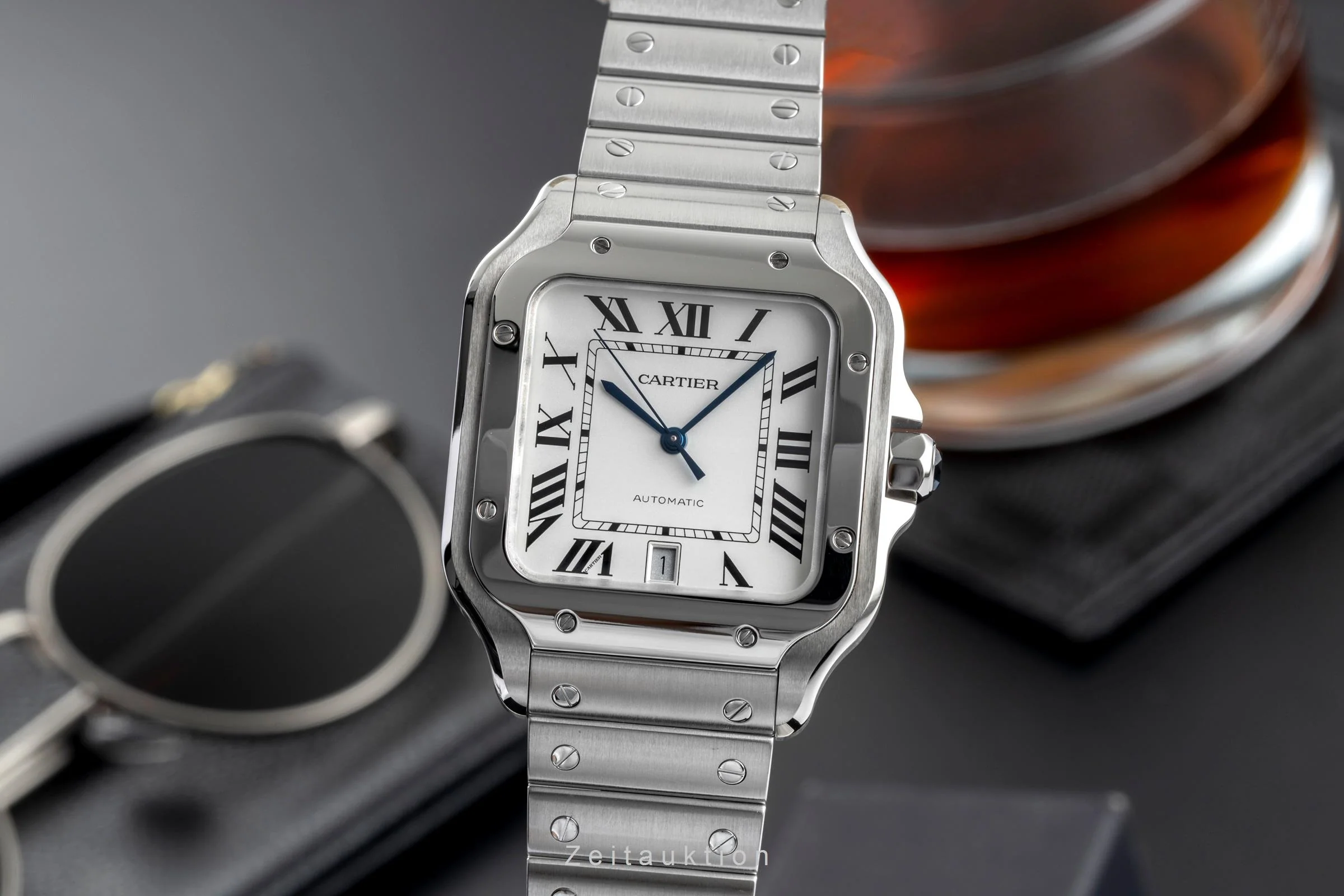 Cartier Santos steel automatic men's watch WSSA0018 LP: 8850EUR  [2504517] - Image 2