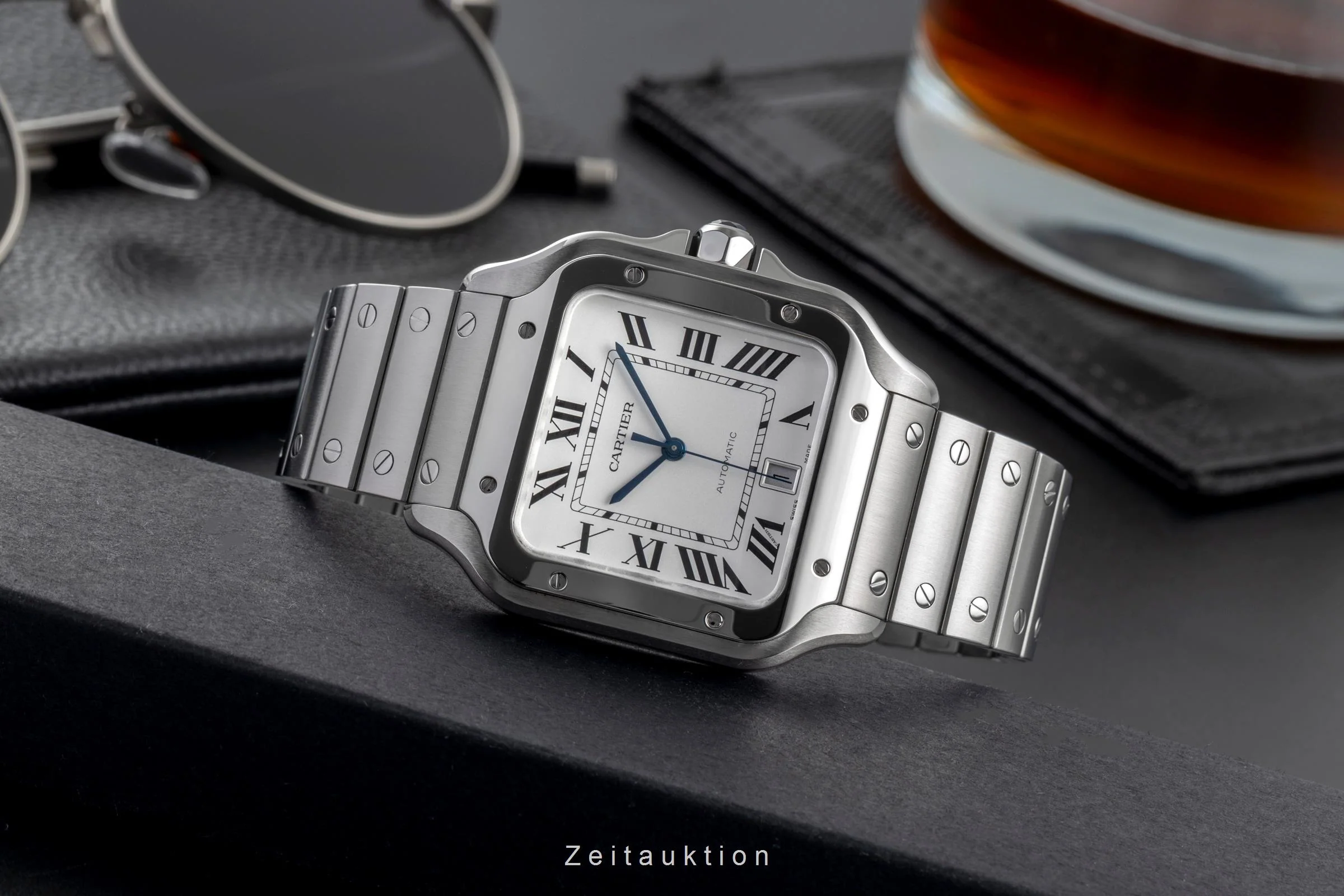 Cartier Santos steel automatic men's watch WSSA0018 LP: 8850EUR  [2504517] - Image 3