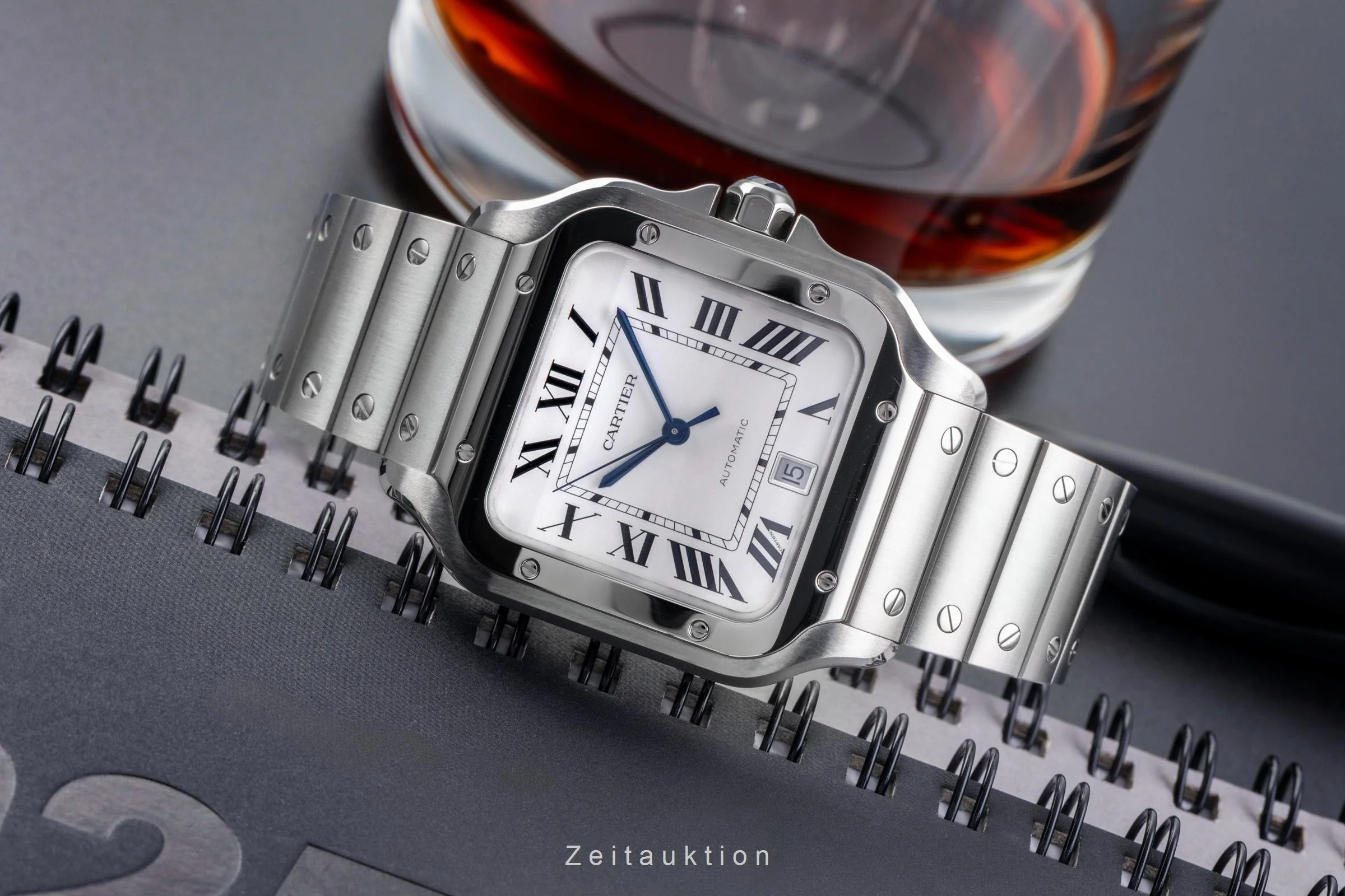 Cartier Santos steel automatic men's watch WSSA0018 LP: 8850EUR  [2505259] - Image 3