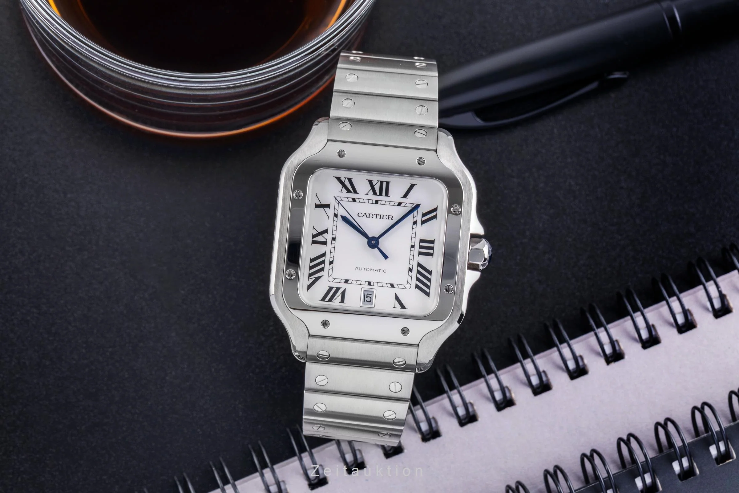 Cartier Santos steel automatic men's watch WSSA0018 LP: 8850EUR  [2505259] - Image 4