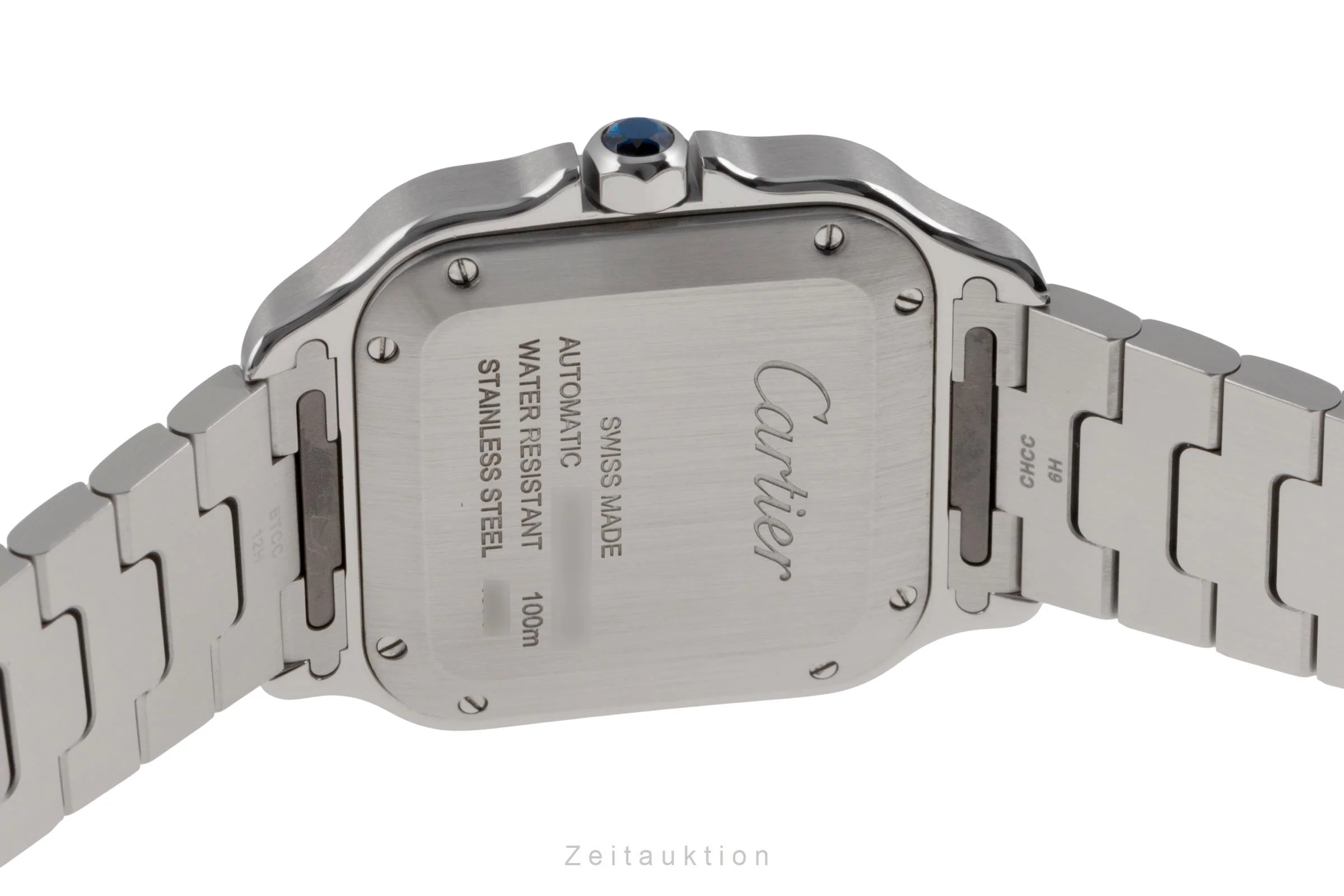 Cartier Santos steel automatic men's watch WSSA0029  [2506070] - Image 12