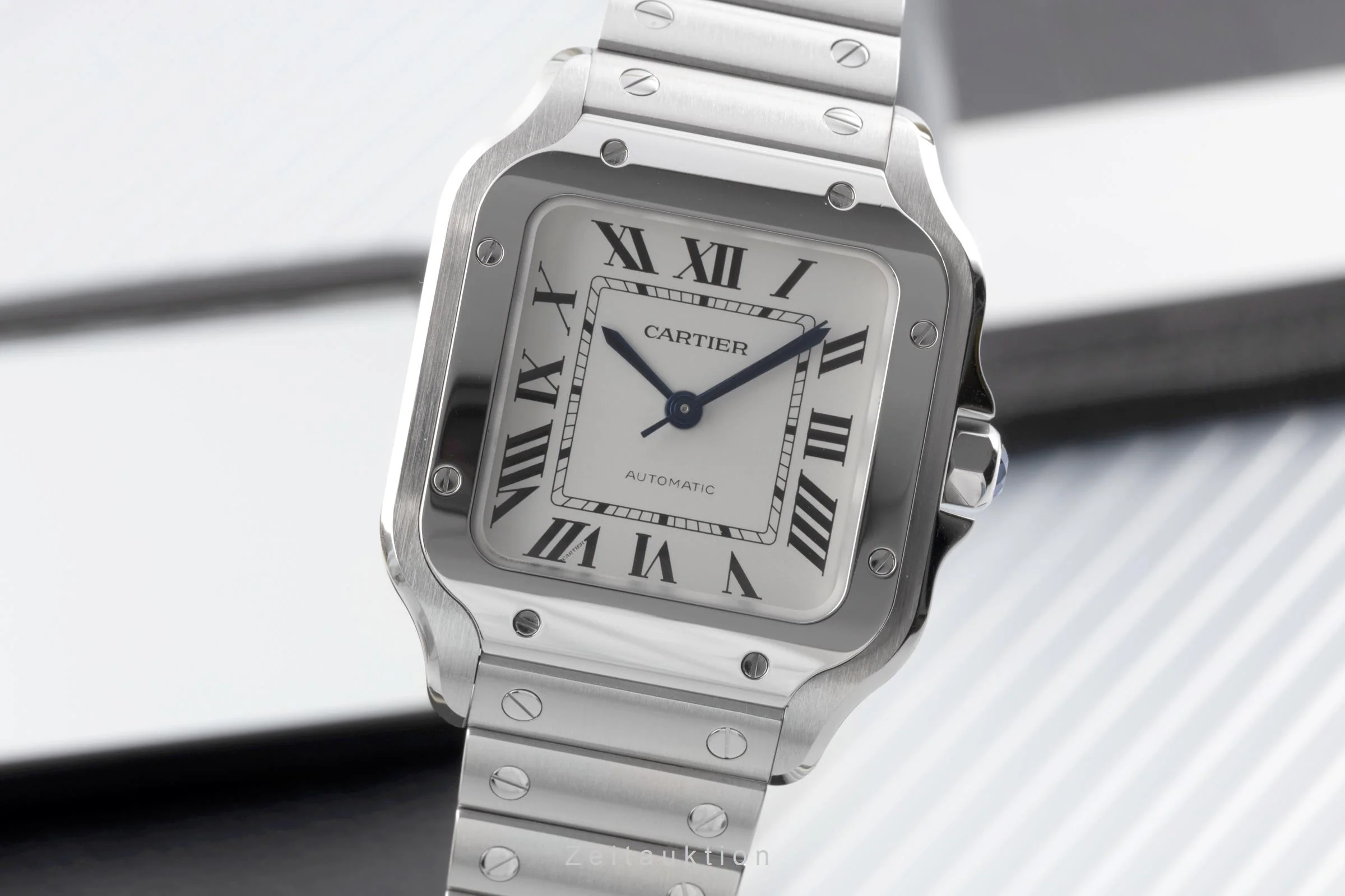 Cartier Santos steel automatic men's watch WSSA0029  [2506070] - Image 2
