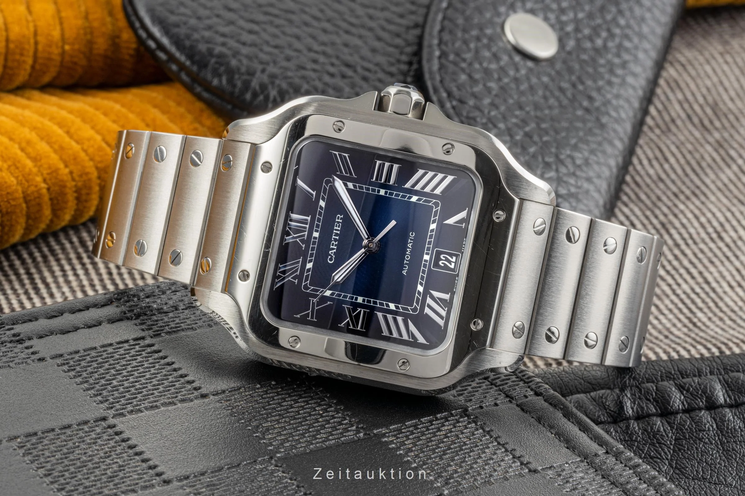 Cartier Santos steel automatic men's watch WSSA0030 LP: 8300EUR  [2301856] - Image 2