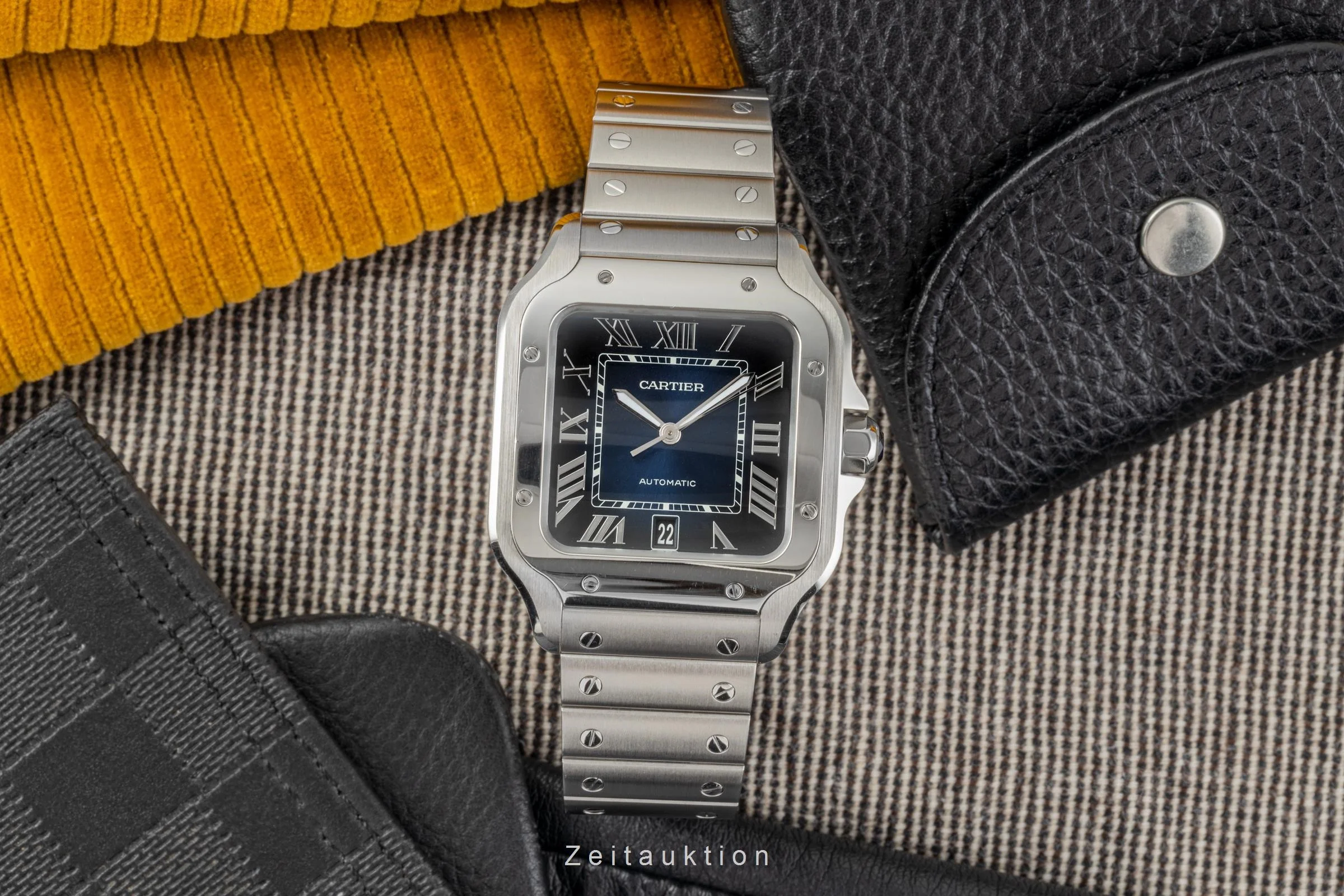 Cartier Santos steel automatic men's watch WSSA0030 LP: 8300EUR  [2301856] - Image 3