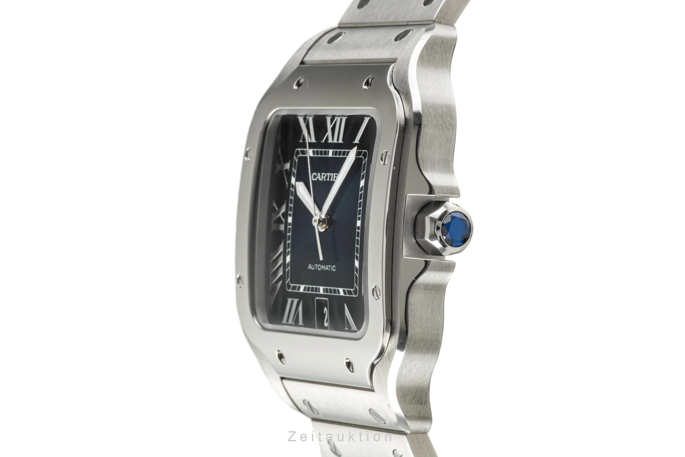 Cartier Santos steel automatic men's watch WSSA0030 LP: 8300EUR  [2301856] - Image 6