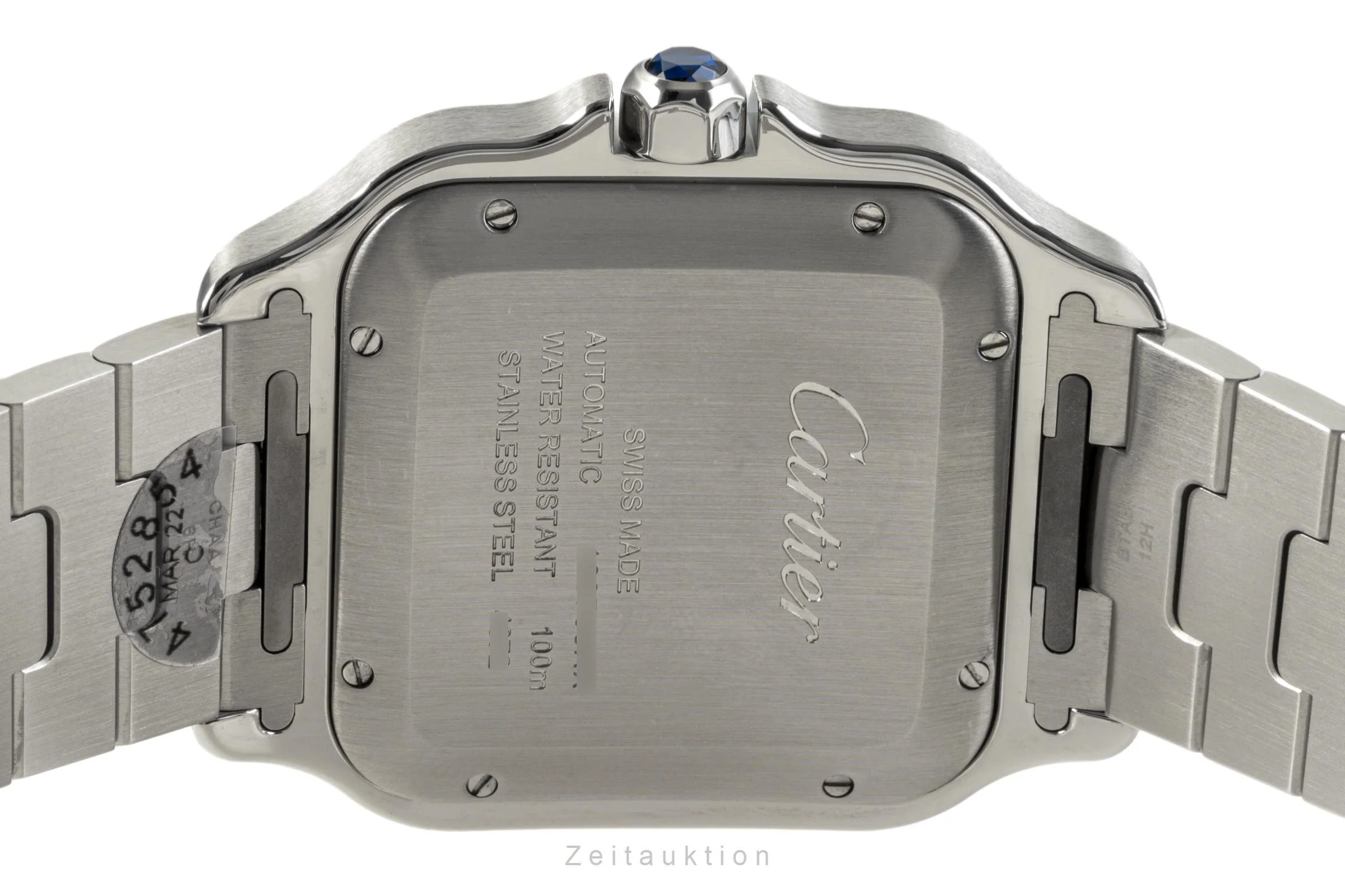 Cartier Santos steel automatic men's watch WSSA0030 LP: 8300EUR  [2301856] - Image 9
