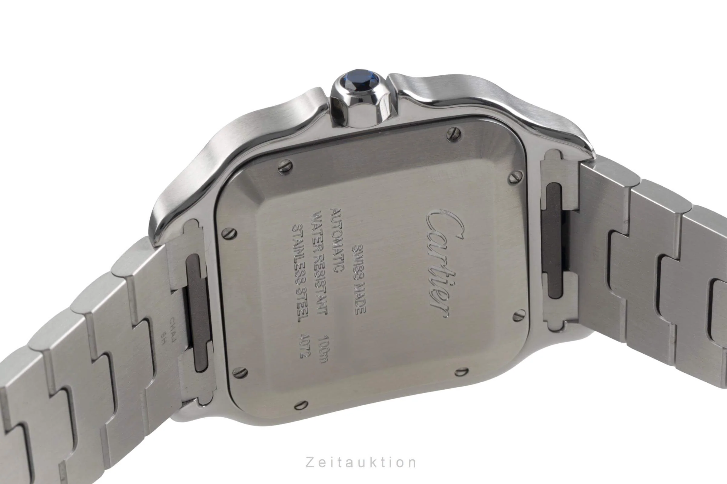 Cartier Santos steel automatic men's watch WSSA0030 LP: 8300EUR  [2500890] - Image 10