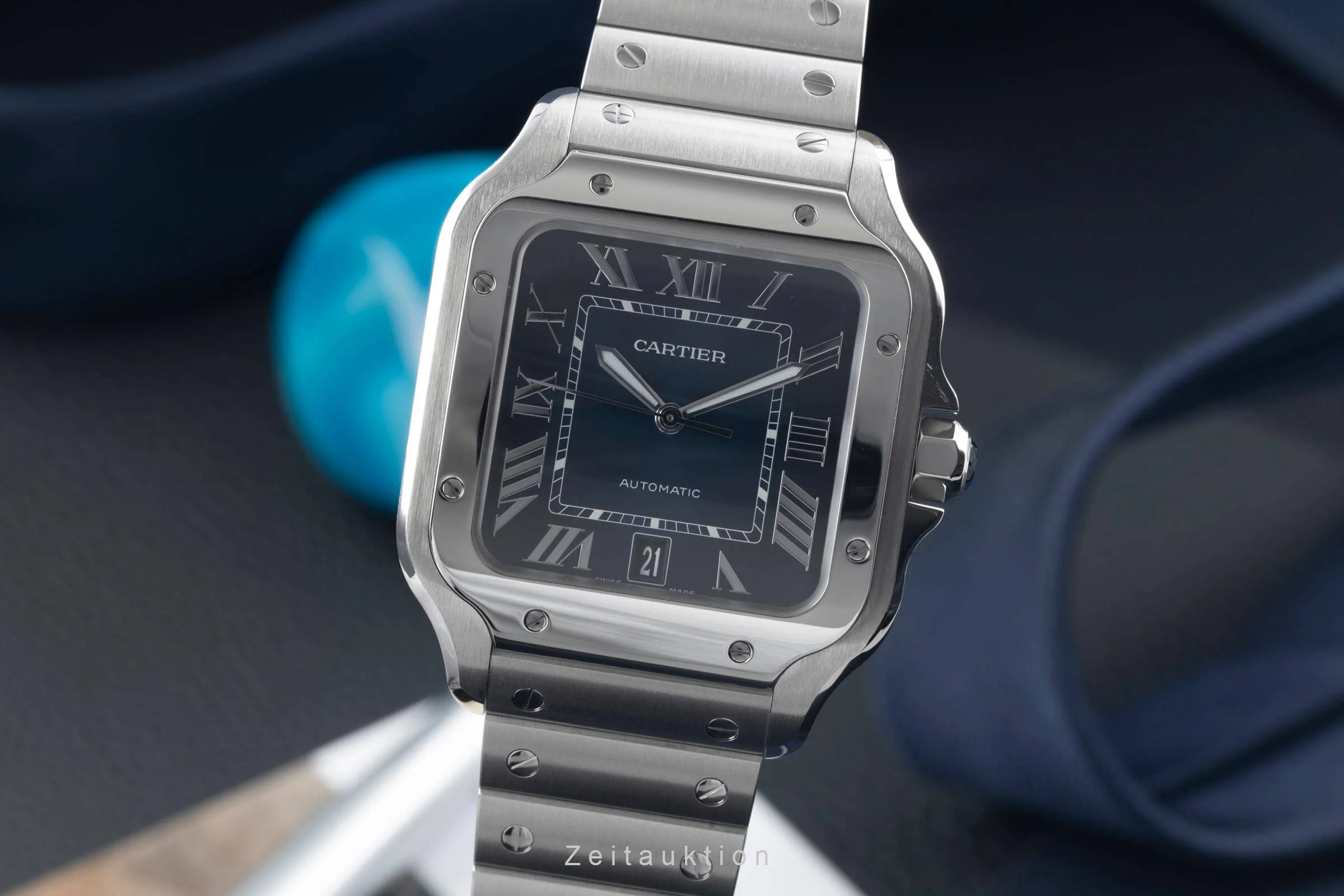 Cartier Santos steel automatic men's watch WSSA0030 LP: 8300EUR  [2500890] - Image 2